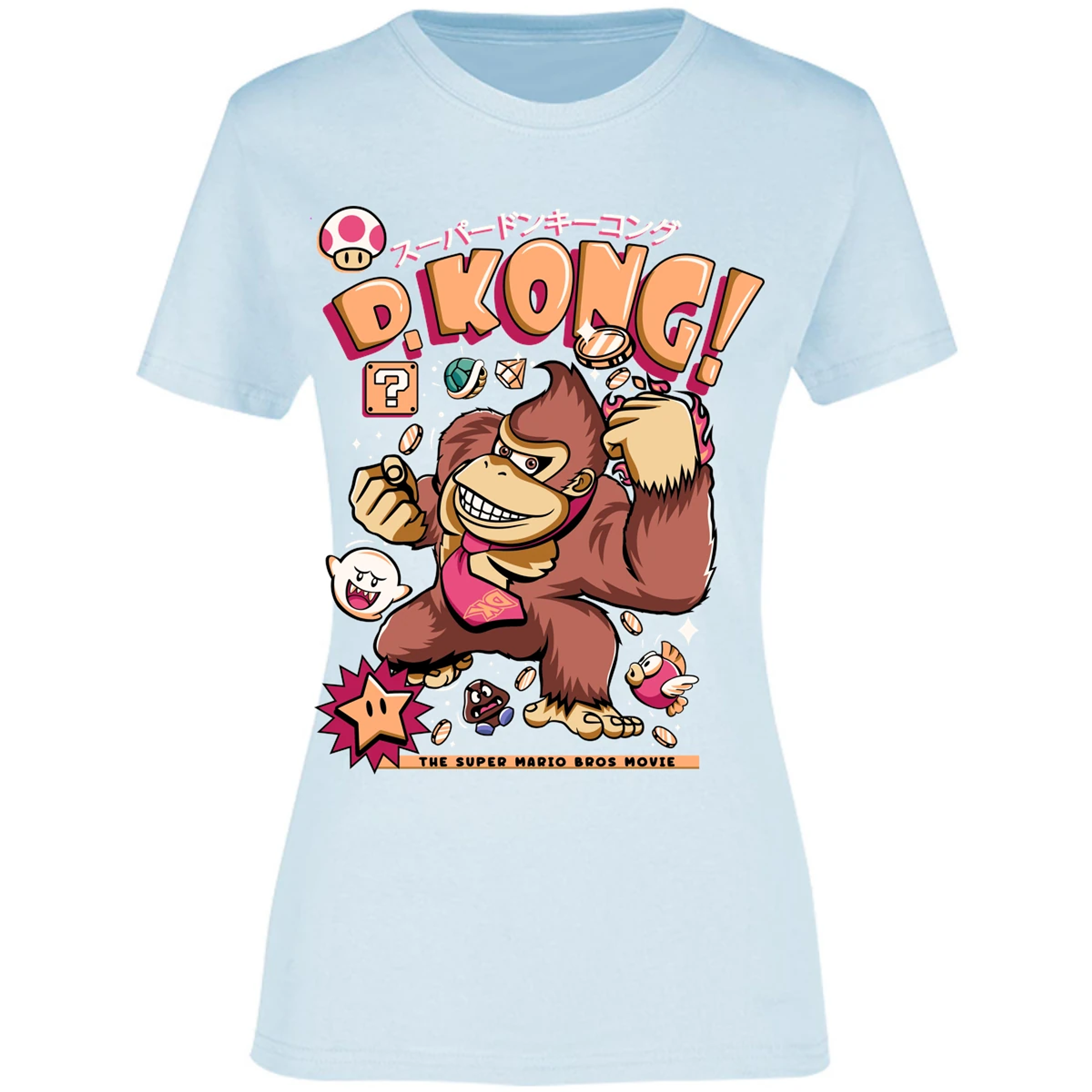 Blusa Mario Bros Donkey Kong Tee Blusa para Mujer 2