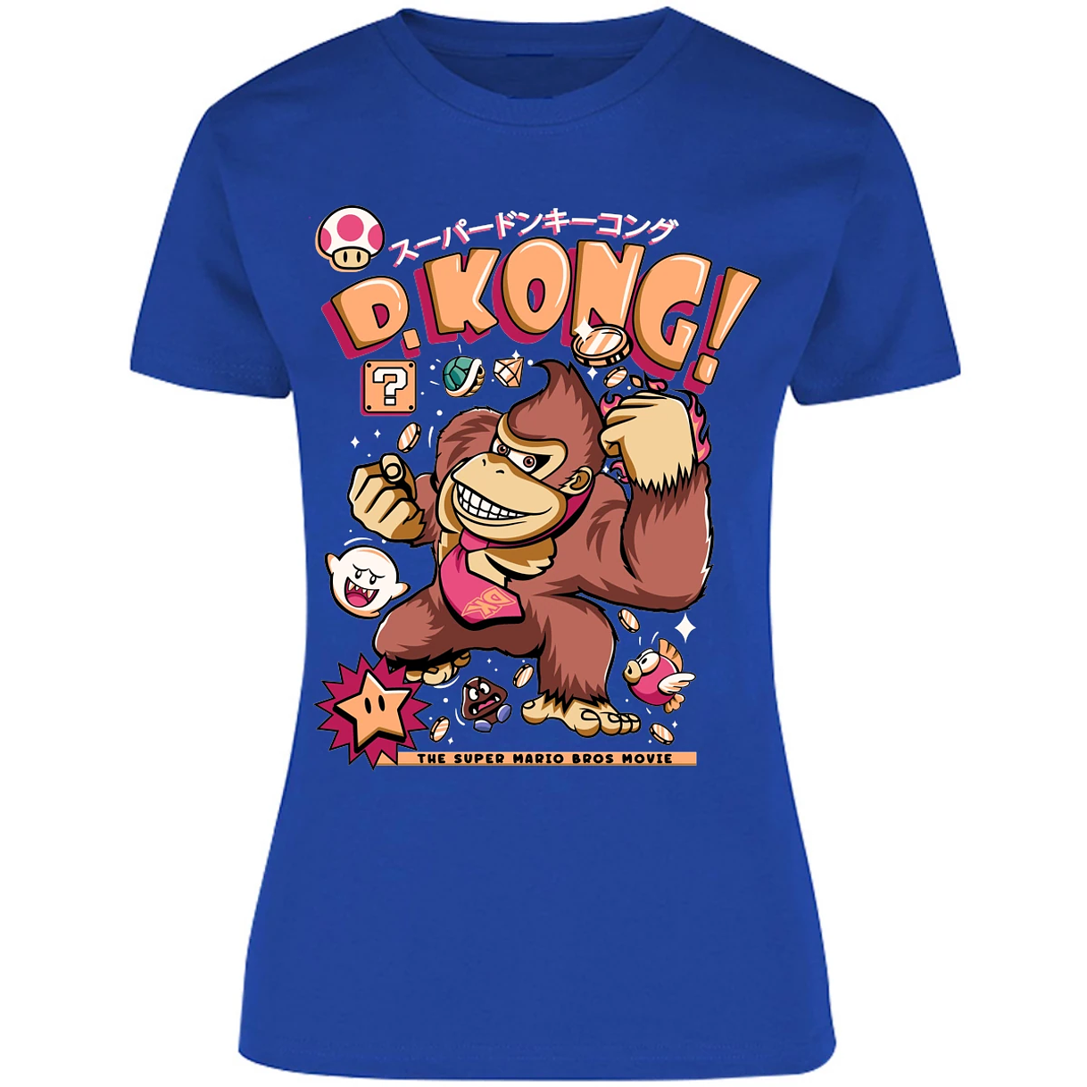 Blusa Mario Bros Donkey Kong Tee Blusa para Mujer 3