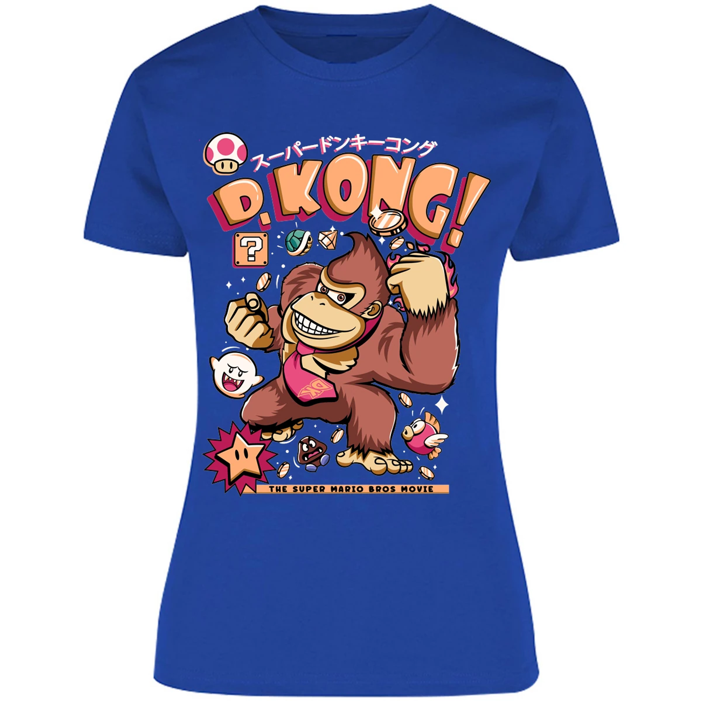 Blusa Mario Bros Donkey Kong Tee Blusa para Mujer 3