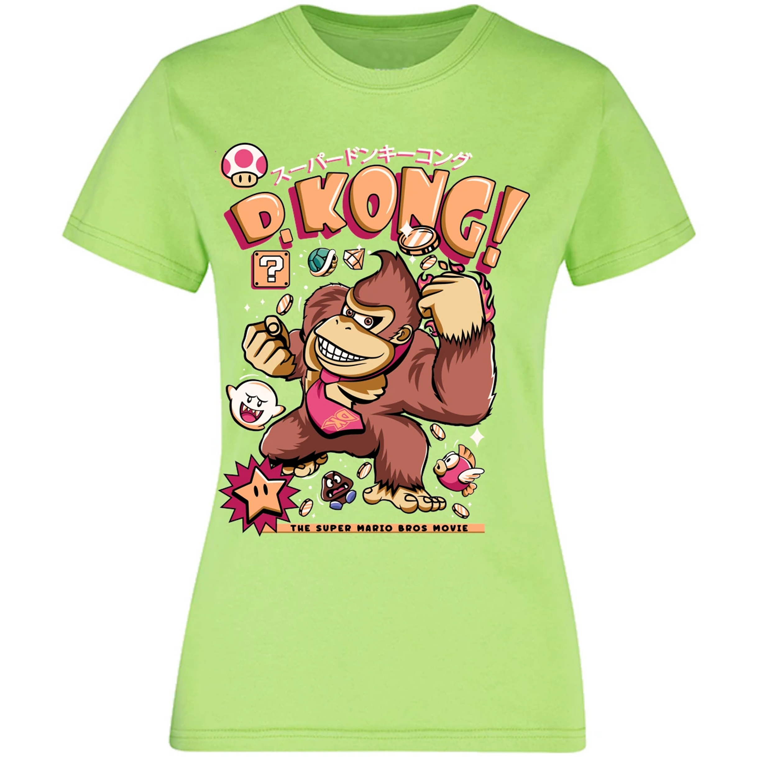 Blusa Mario Bros Donkey Kong Tee Blusa para Mujer 4