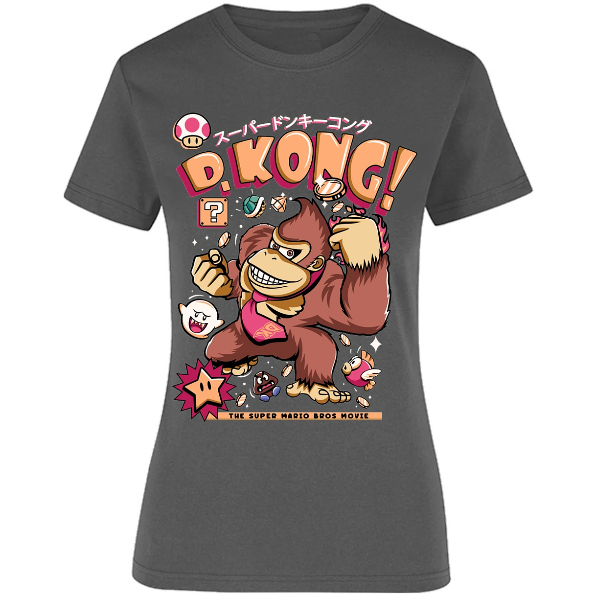 Blusa Mario Bros Donkey Kong Tee Blusa para Mujer 7