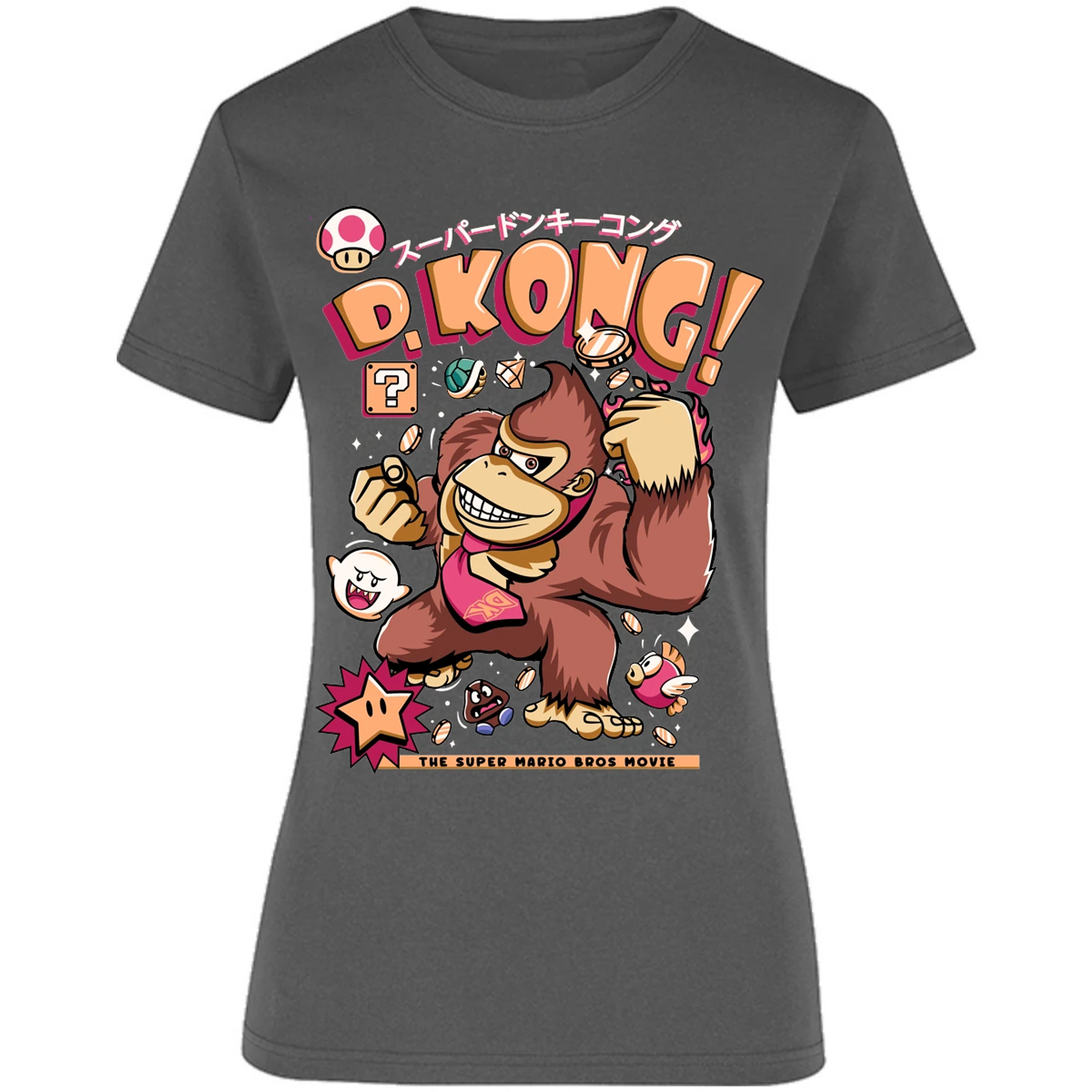 Blusa Mario Bros Donkey Kong Tee Blusa para Mujer 7