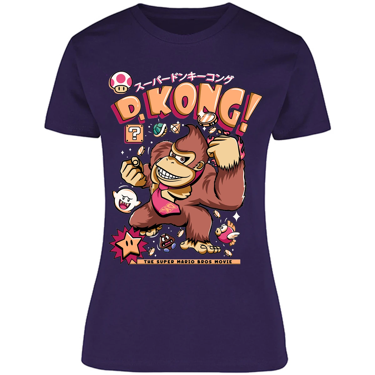 Blusa Mario Bros Donkey Kong Tee Blusa para Mujer 8