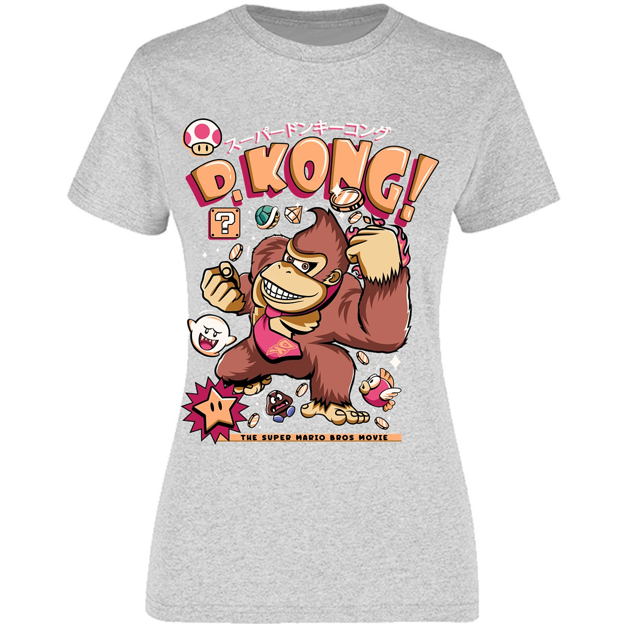 Blusa Mario Bros Donkey Kong Tee Blusa para Mujer 9