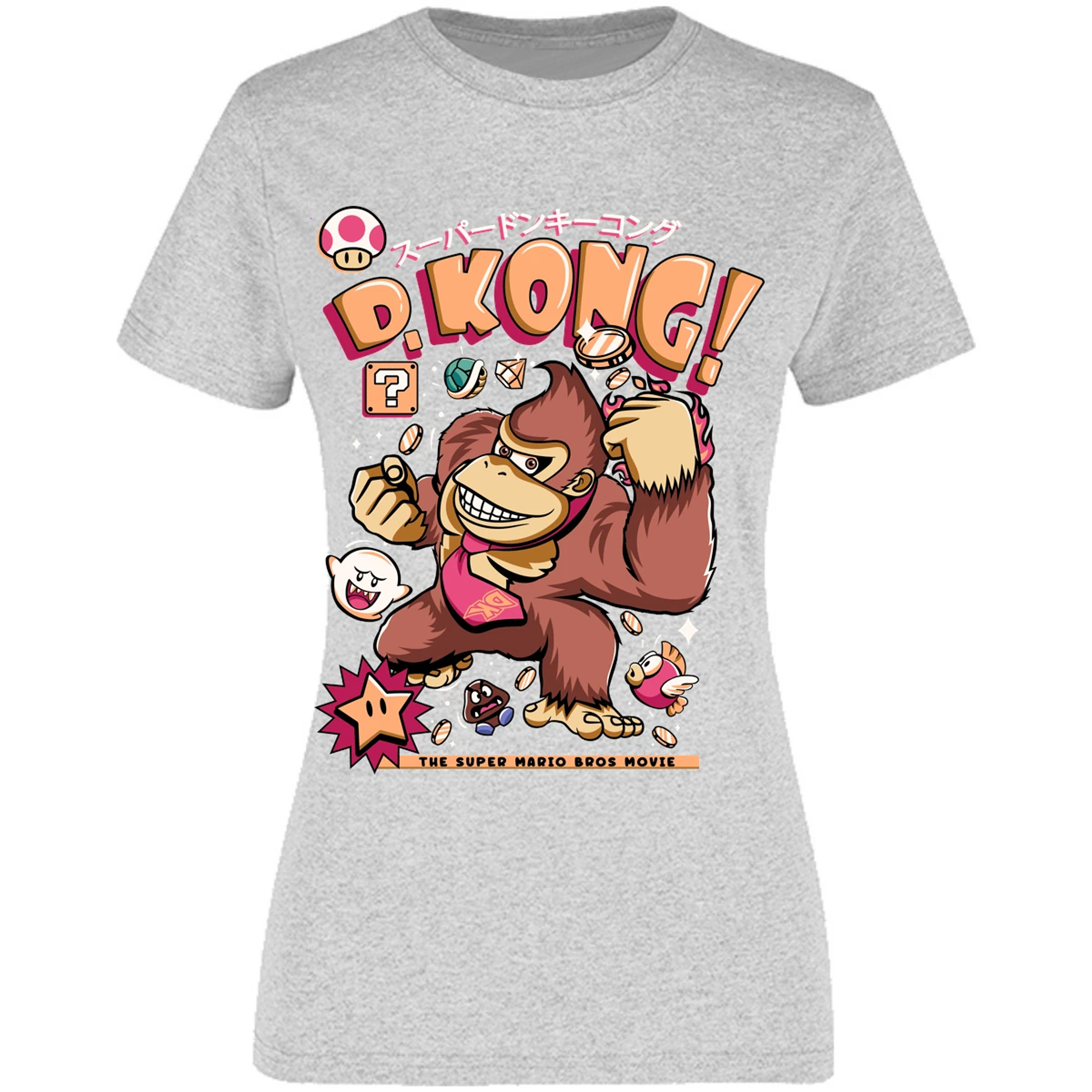 Blusa Mario Bros Donkey Kong Tee Blusa para Mujer 9
