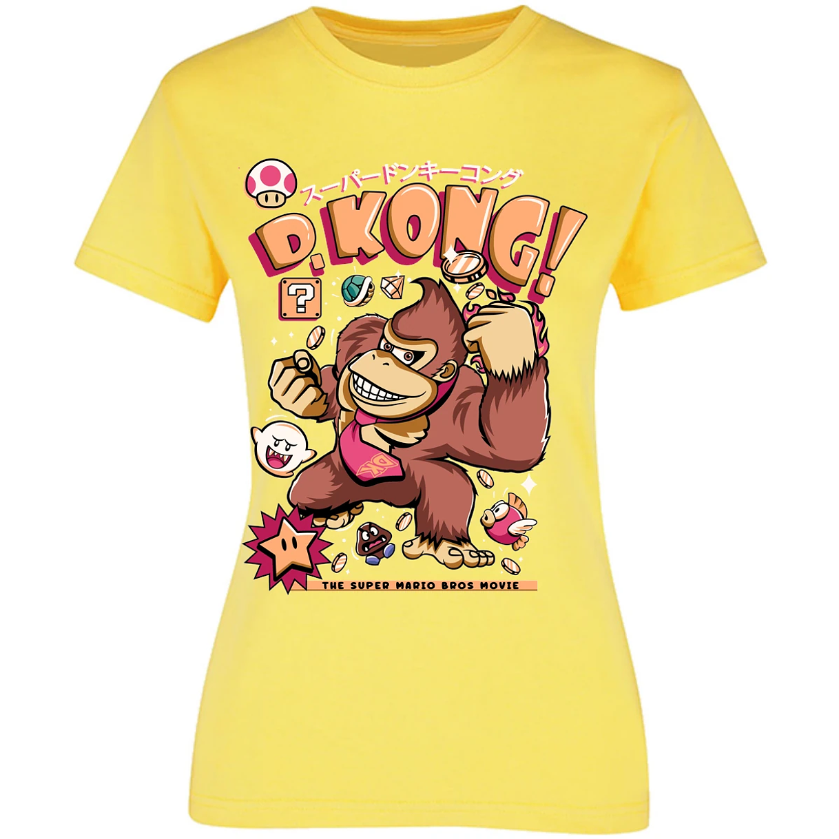 Blusa Mario Bros Donkey Kong Tee Blusa para Mujer 11