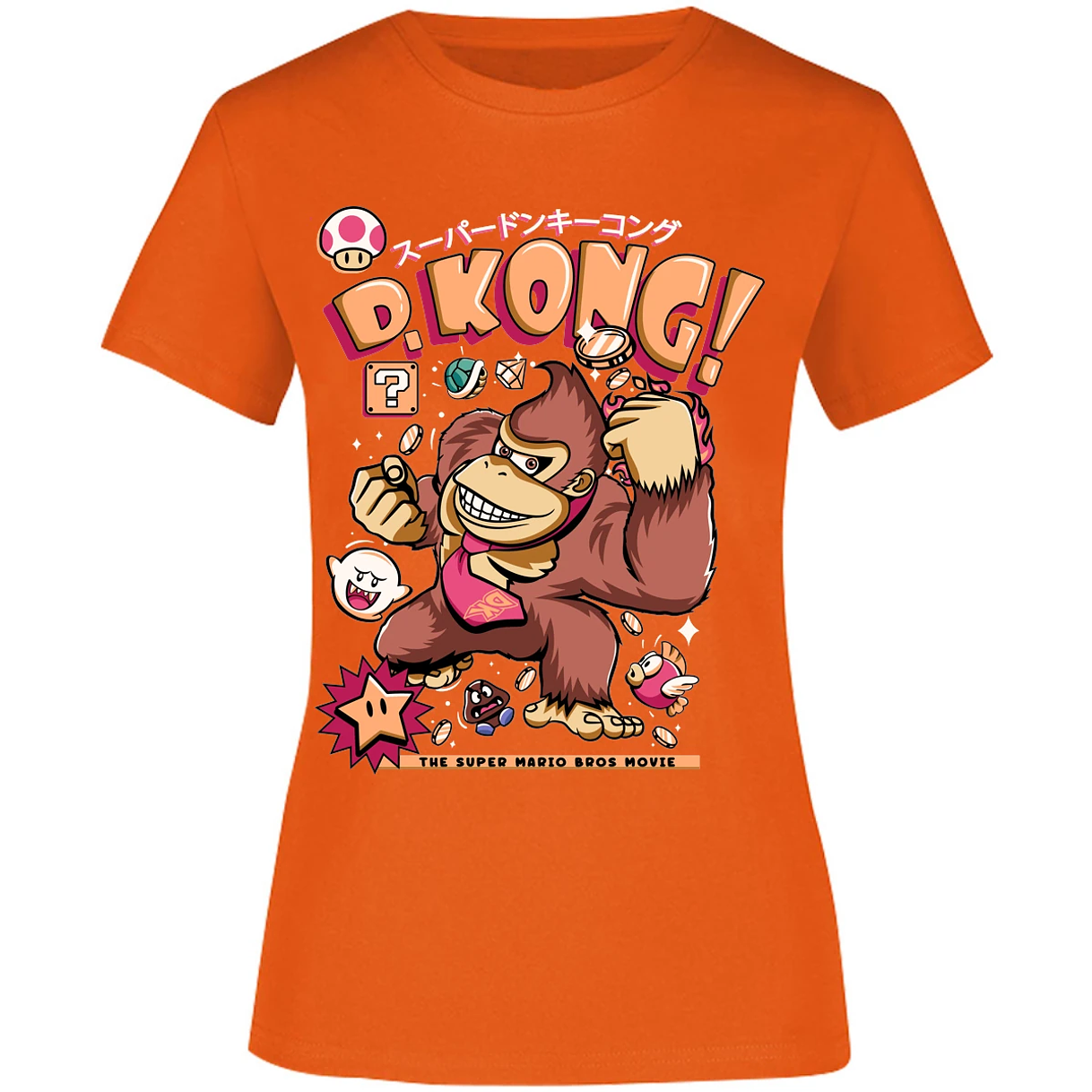 Blusa Mario Bros Donkey Kong Tee Blusa para Mujer 12