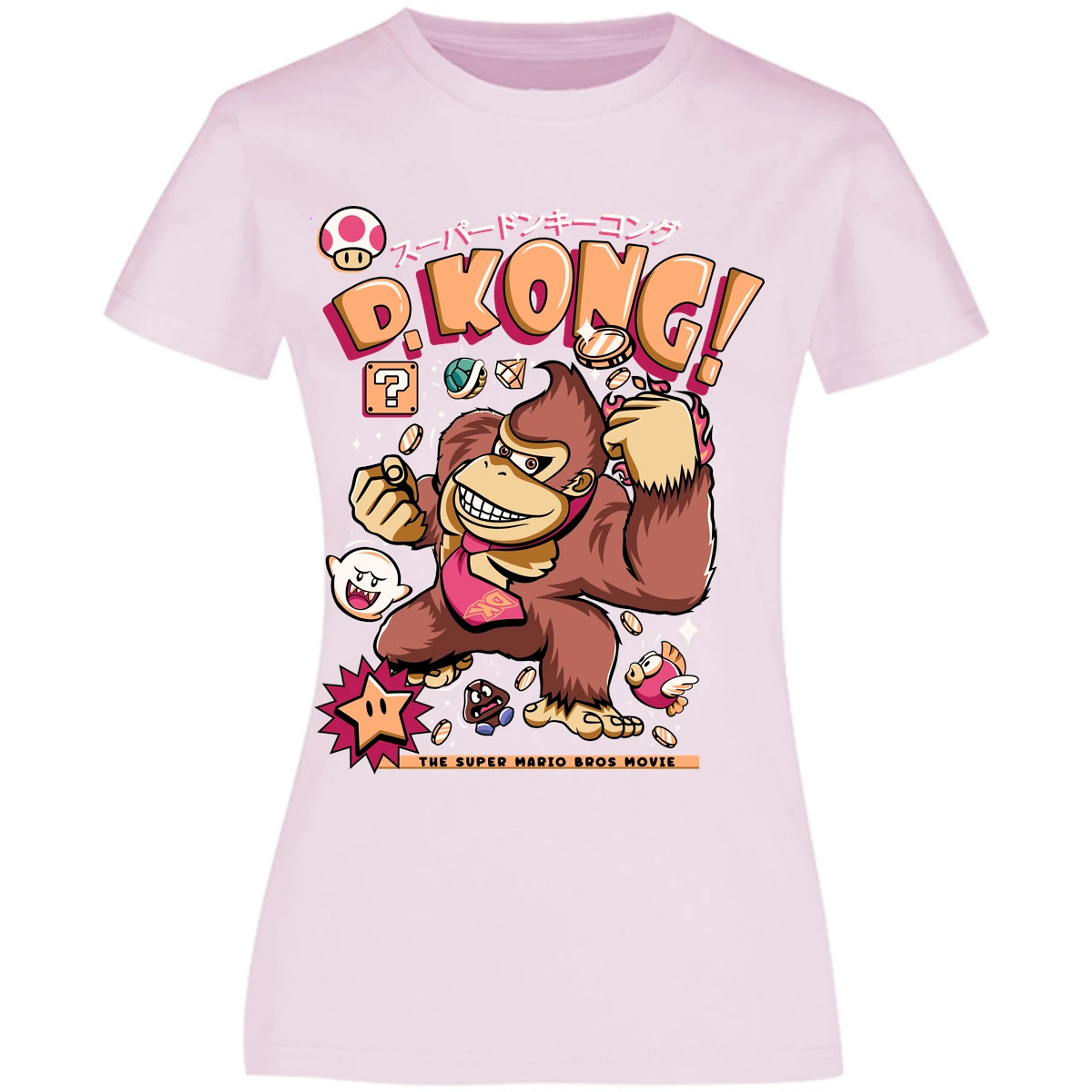 Blusa Mario Bros Donkey Kong Tee Blusa para Mujer 13