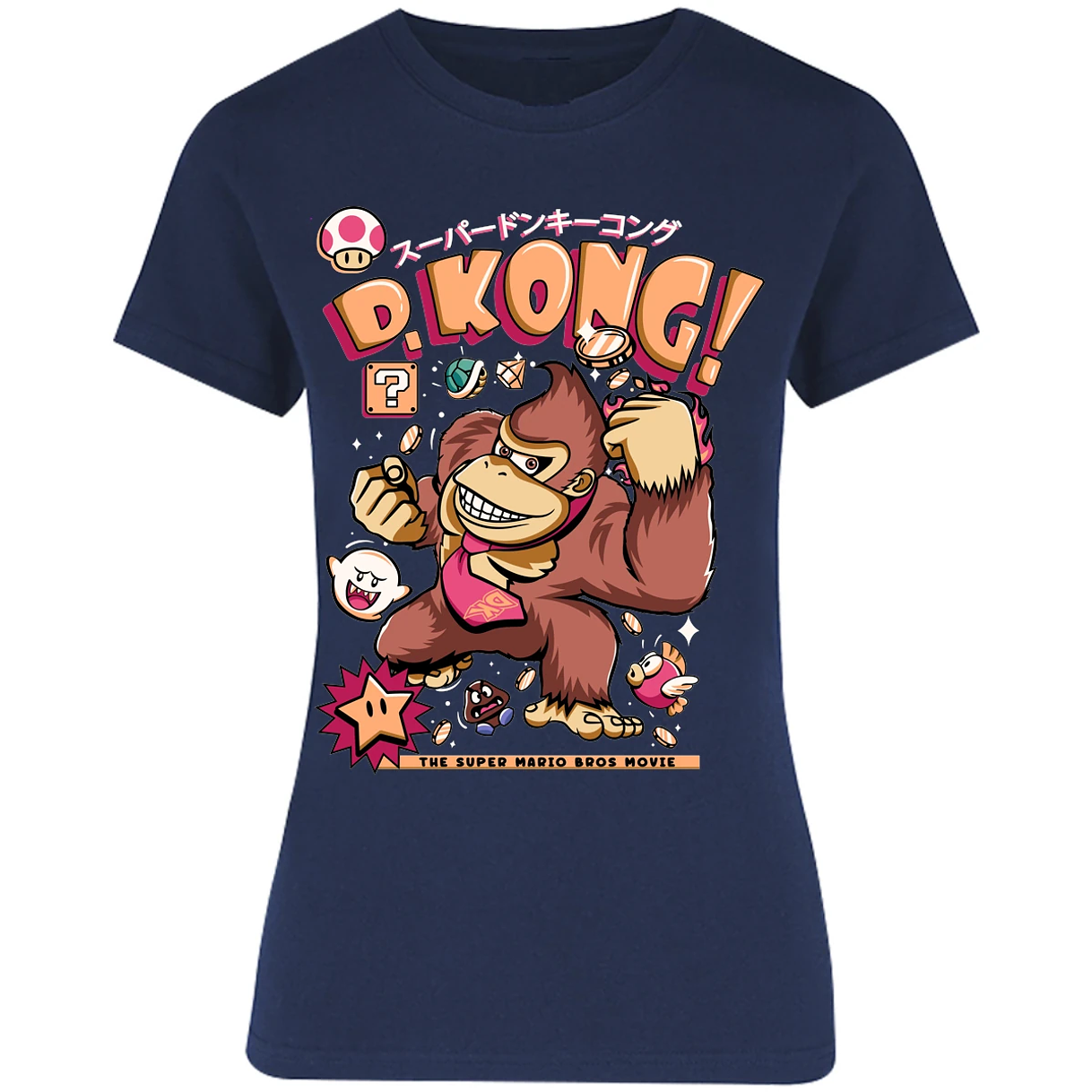 Blusa Mario Bros Donkey Kong Tee Blusa para Mujer 14