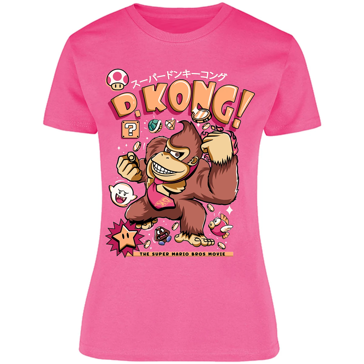 Blusa Mario Bros Donkey Kong Tee Blusa para Mujer 15