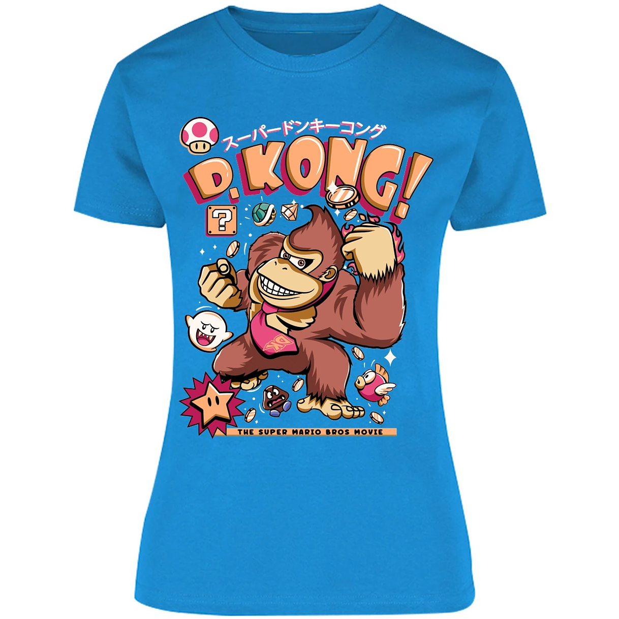 Blusa Mario Bros Donkey Kong Tee Blusa para Mujer 17