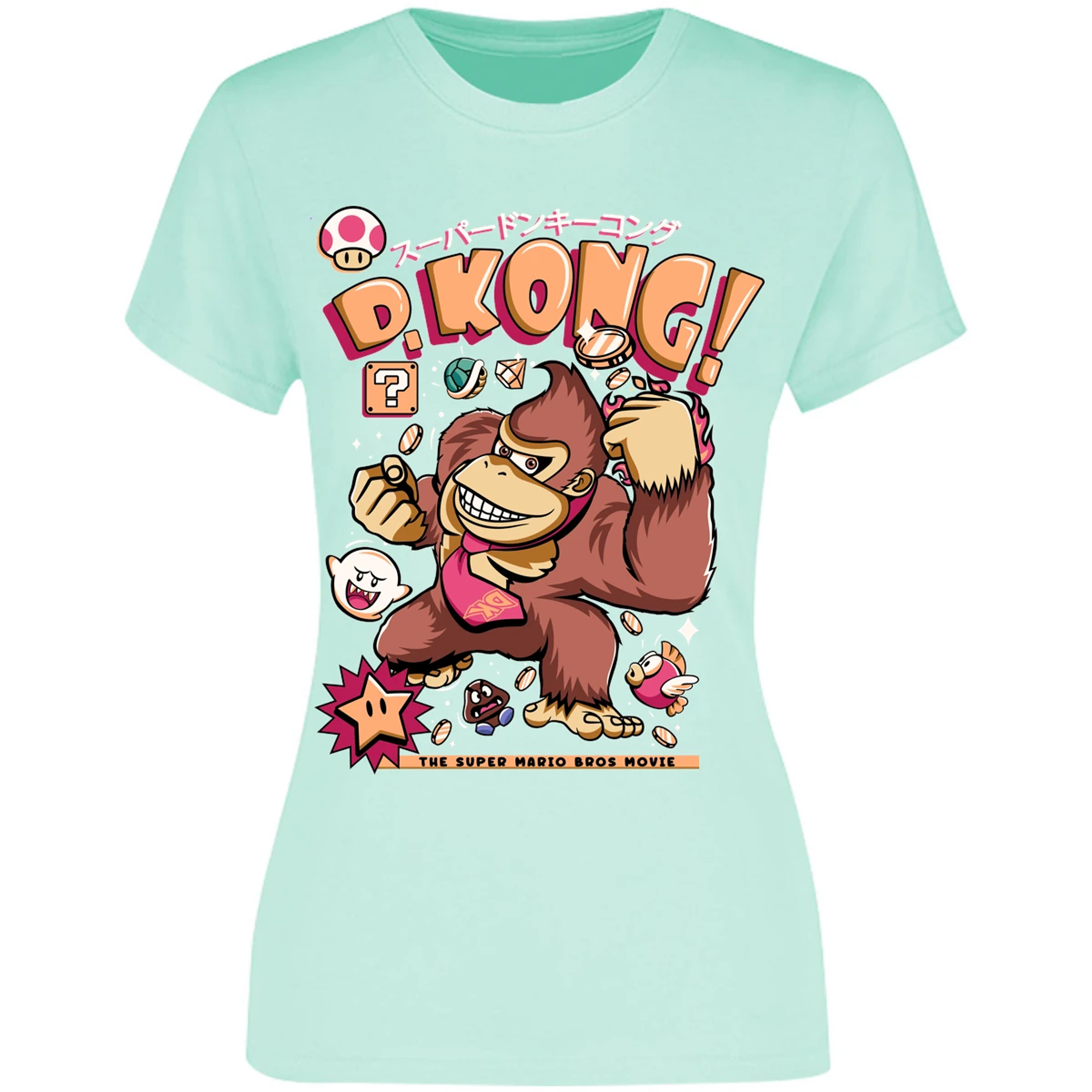 Blusa Mario Bros Donkey Kong Tee Blusa para Mujer 18