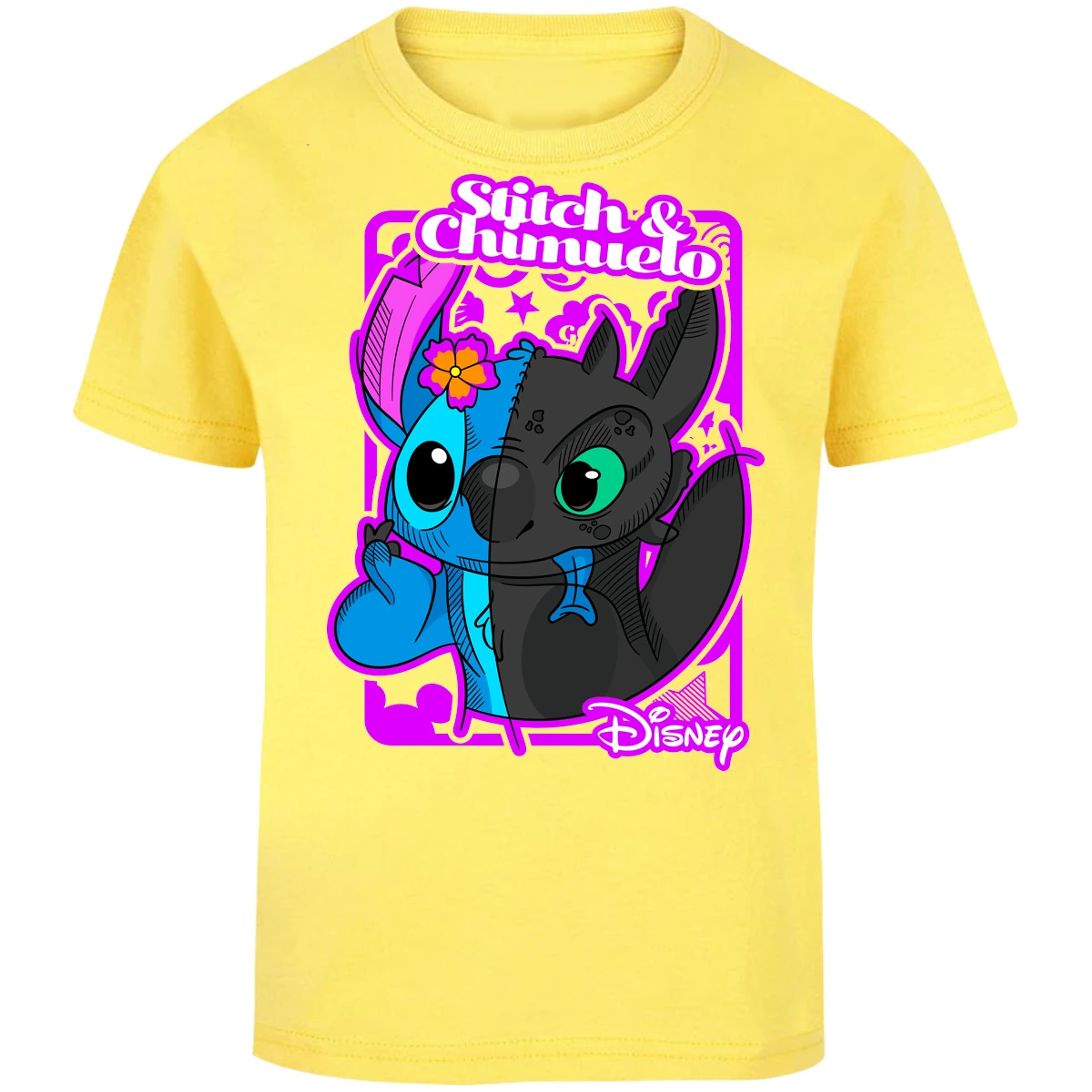 Playera Lilo Y Stitch Stitch Y Chimuelo para Niño 1