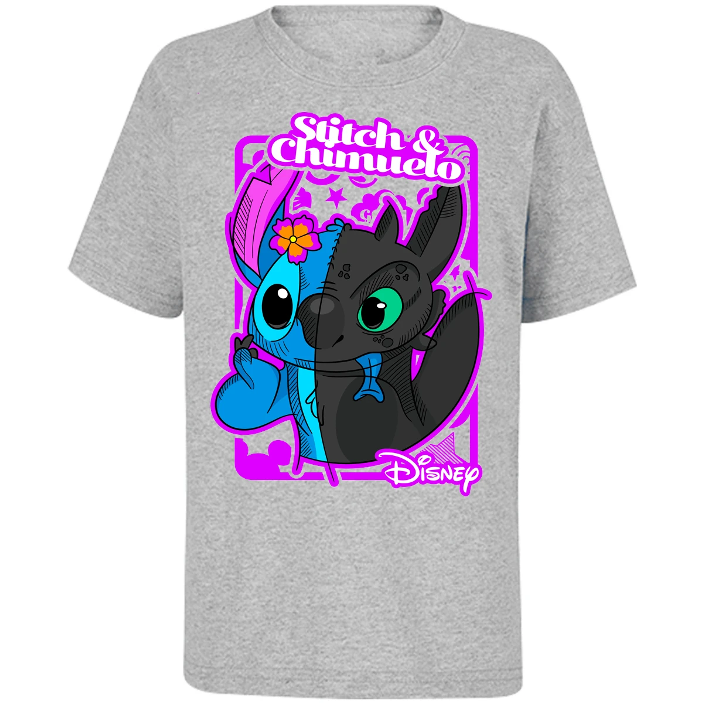 Playera Lilo Y Stitch Stitch Y Chimuelo para Niño 16