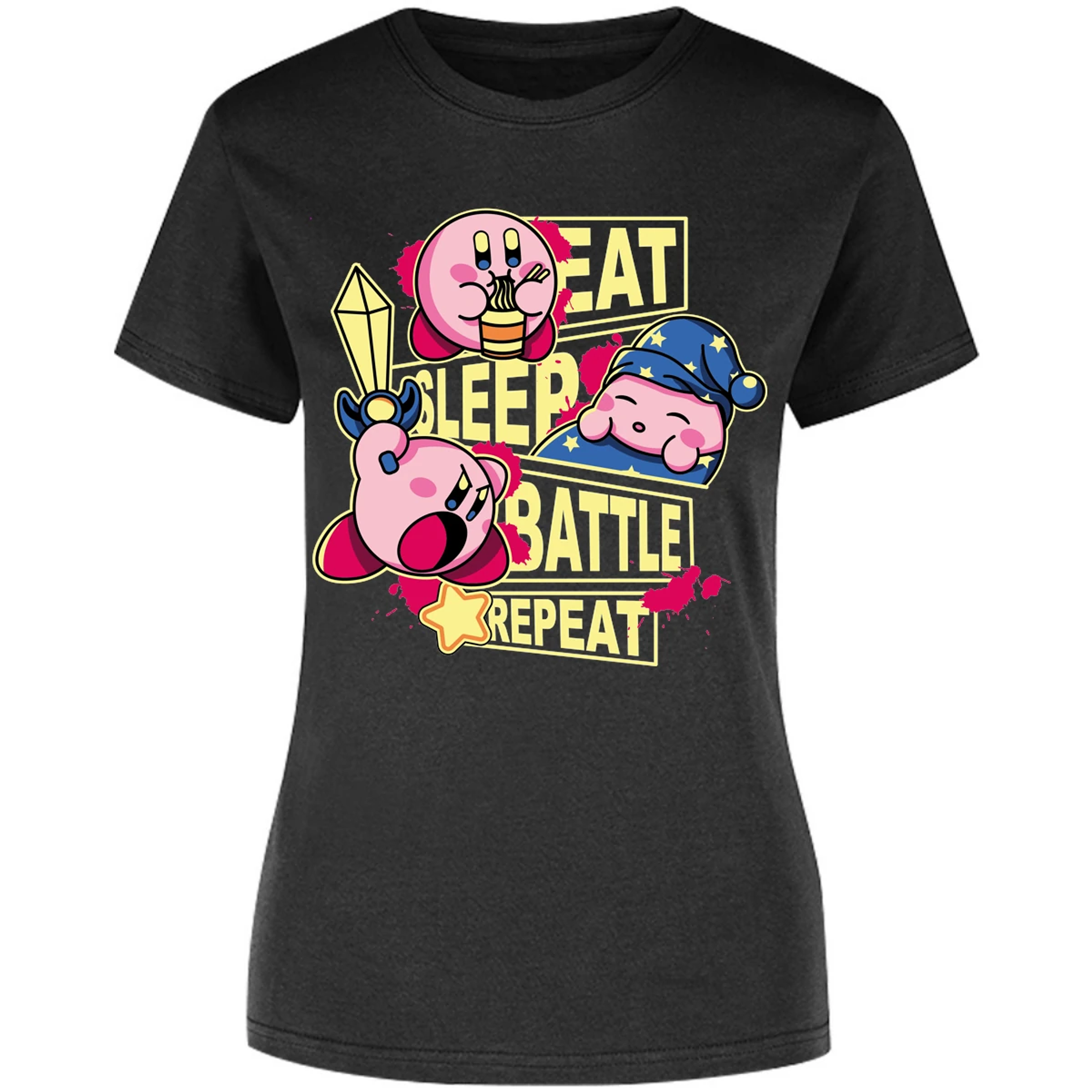 Blusa Mario Bros Kirby Blusa para Mujer 15