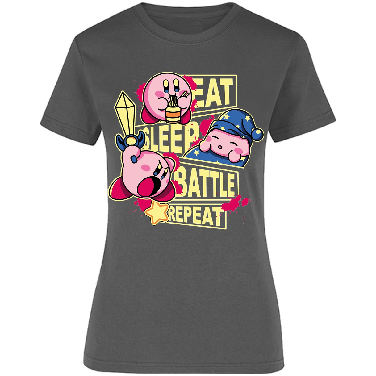 Blusa Mario Bros Kirby Blusa para Mujer 6