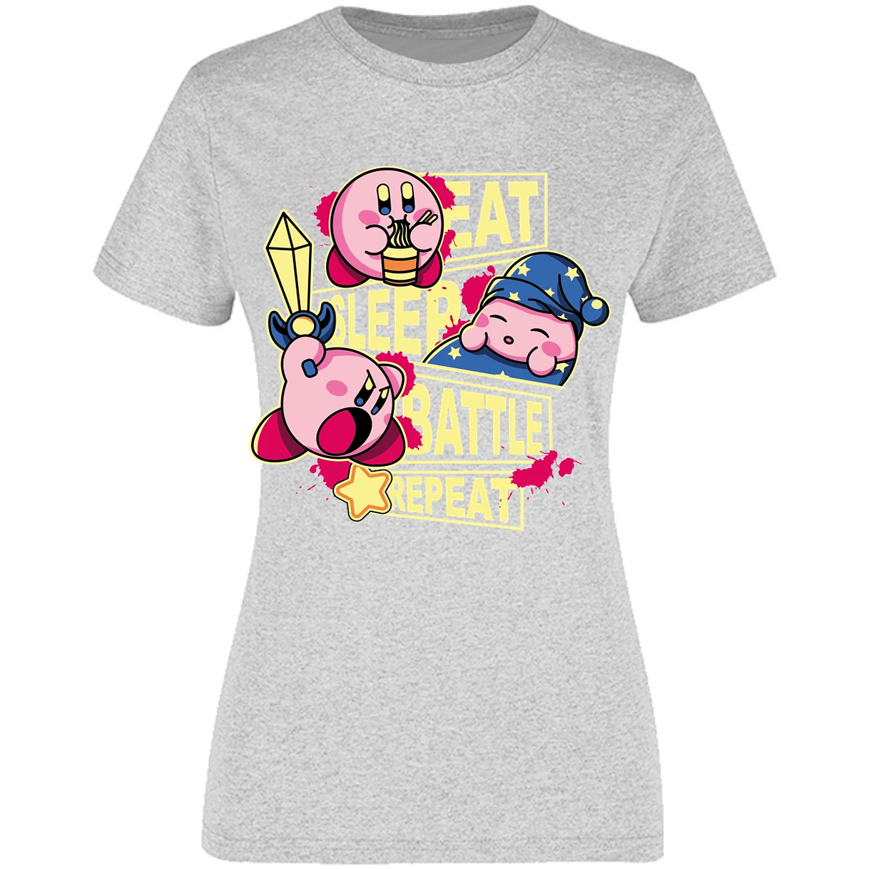 Blusa Mario Bros Kirby Blusa para Mujer 14