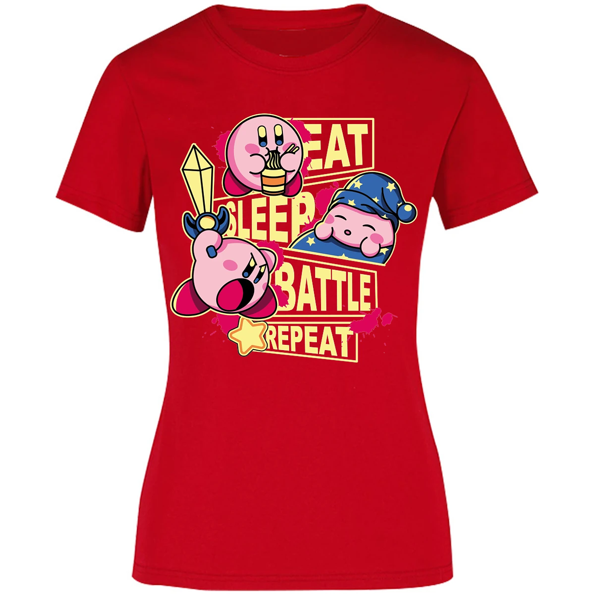 Blusa Mario Bros Kirby Blusa para Mujer 9
