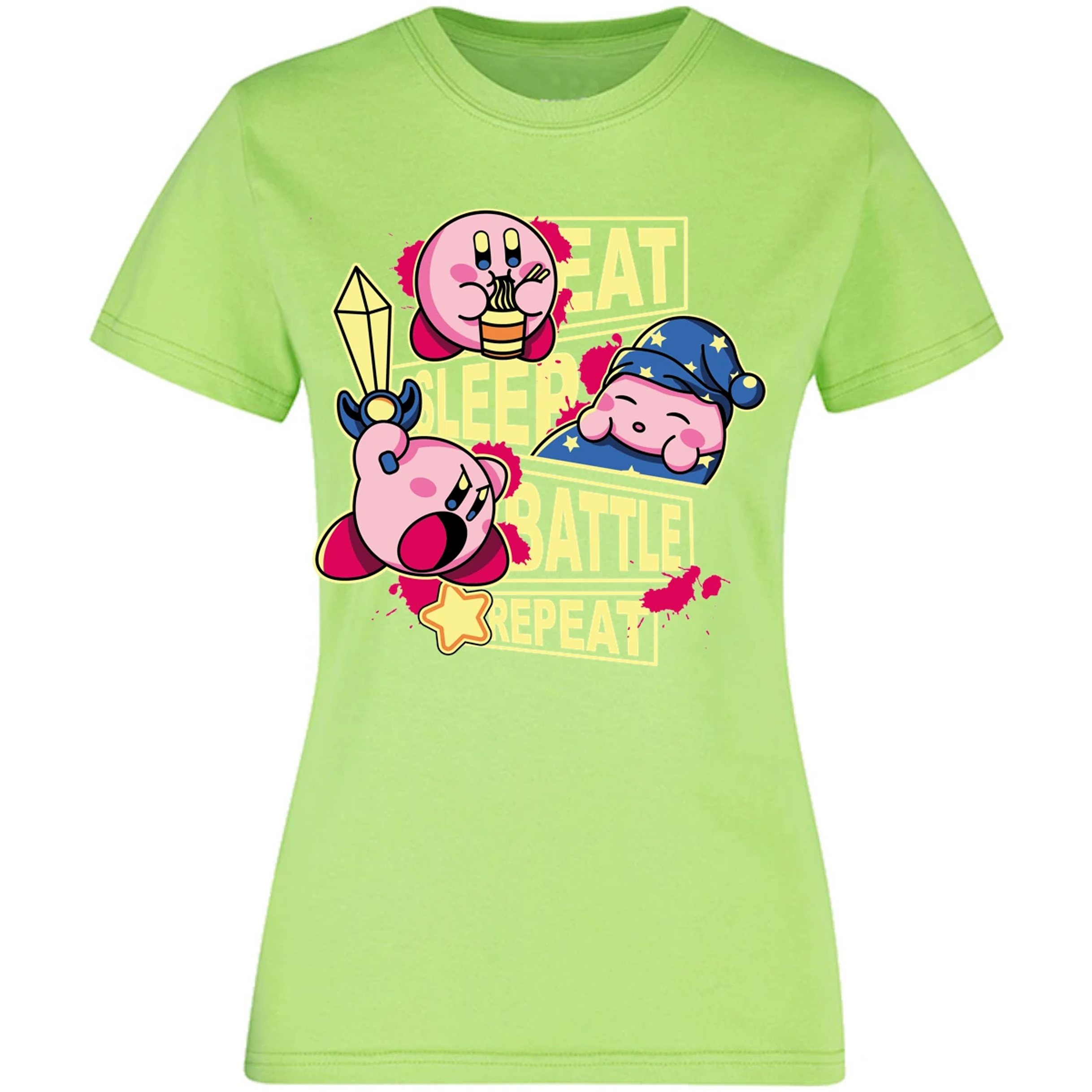 Blusa Mario Bros Kirby Blusa para Mujer 17