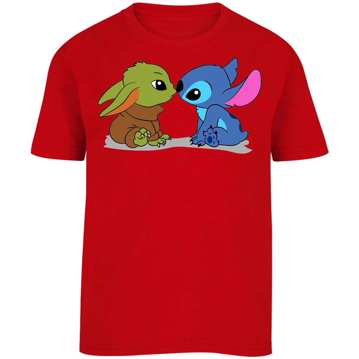 Playera Lilo Y Stitch Stitch Y Grogu para Niño 10