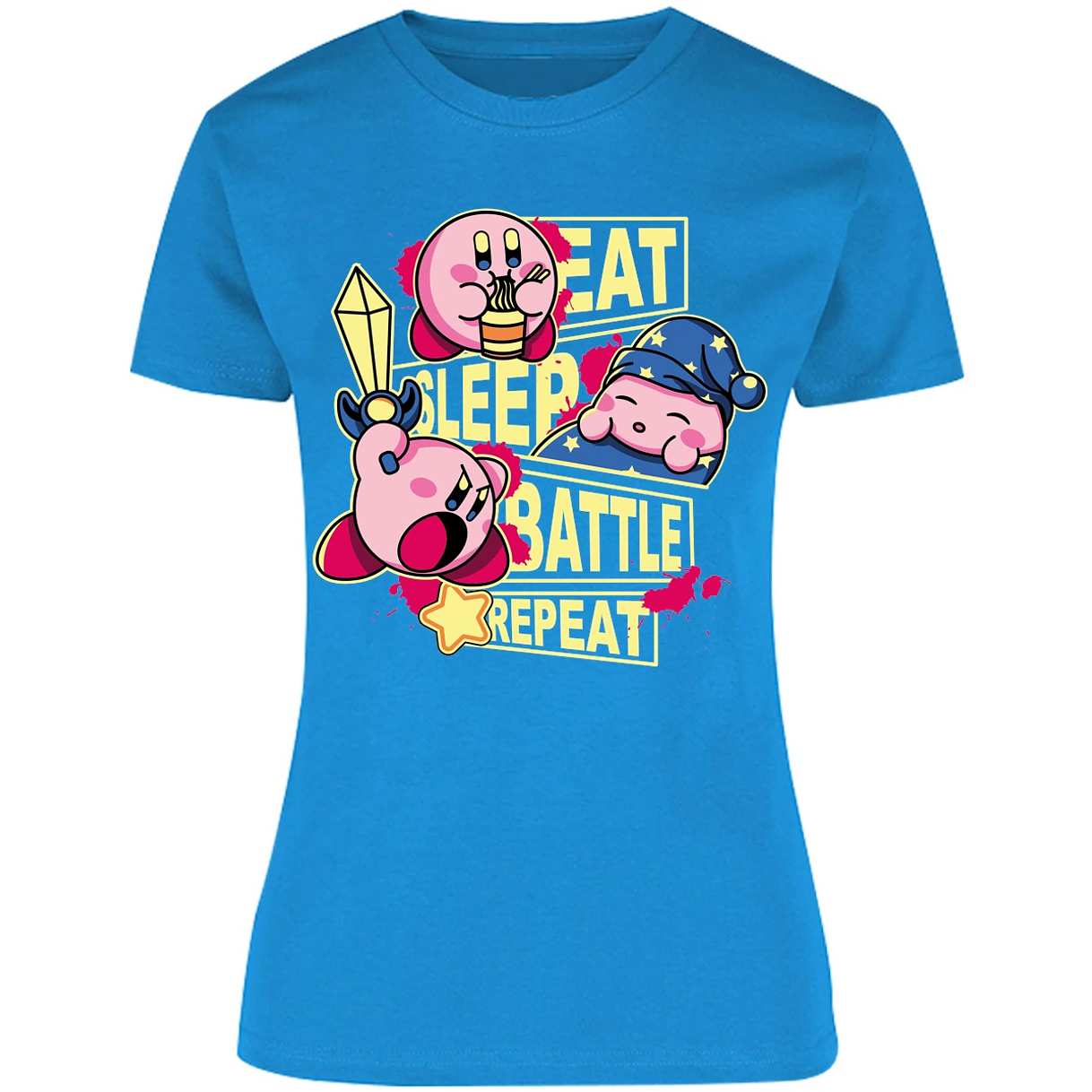 Blusa Mario Bros Kirby Blusa para Mujer 2
