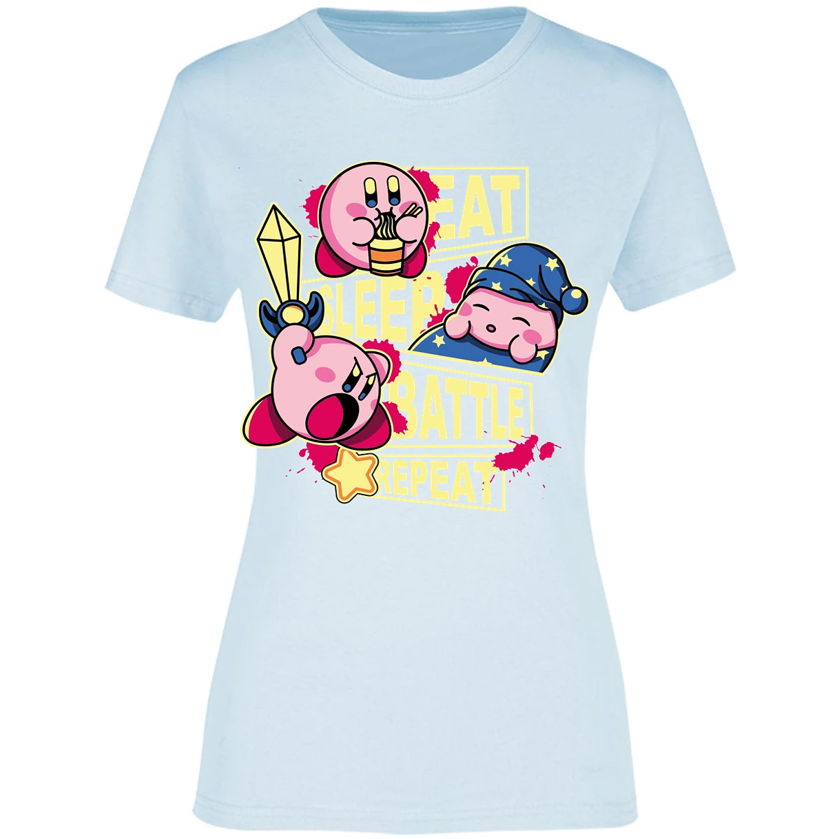 Blusa Mario Bros Kirby Blusa para Mujer 8