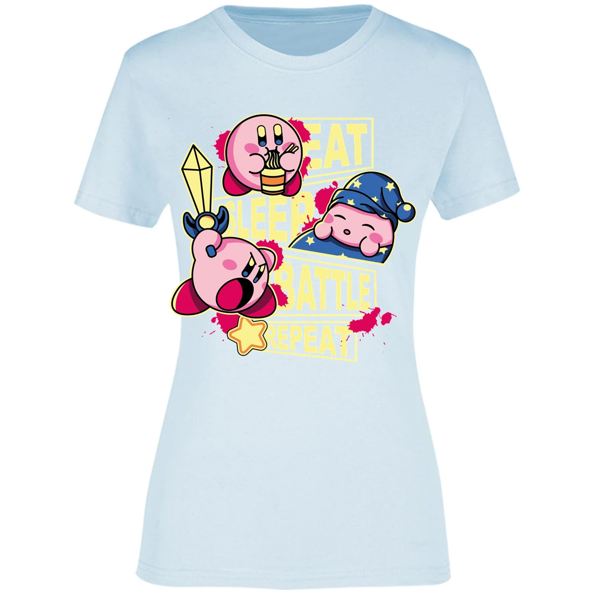 Blusa Mario Bros Kirby Blusa para Mujer 8
