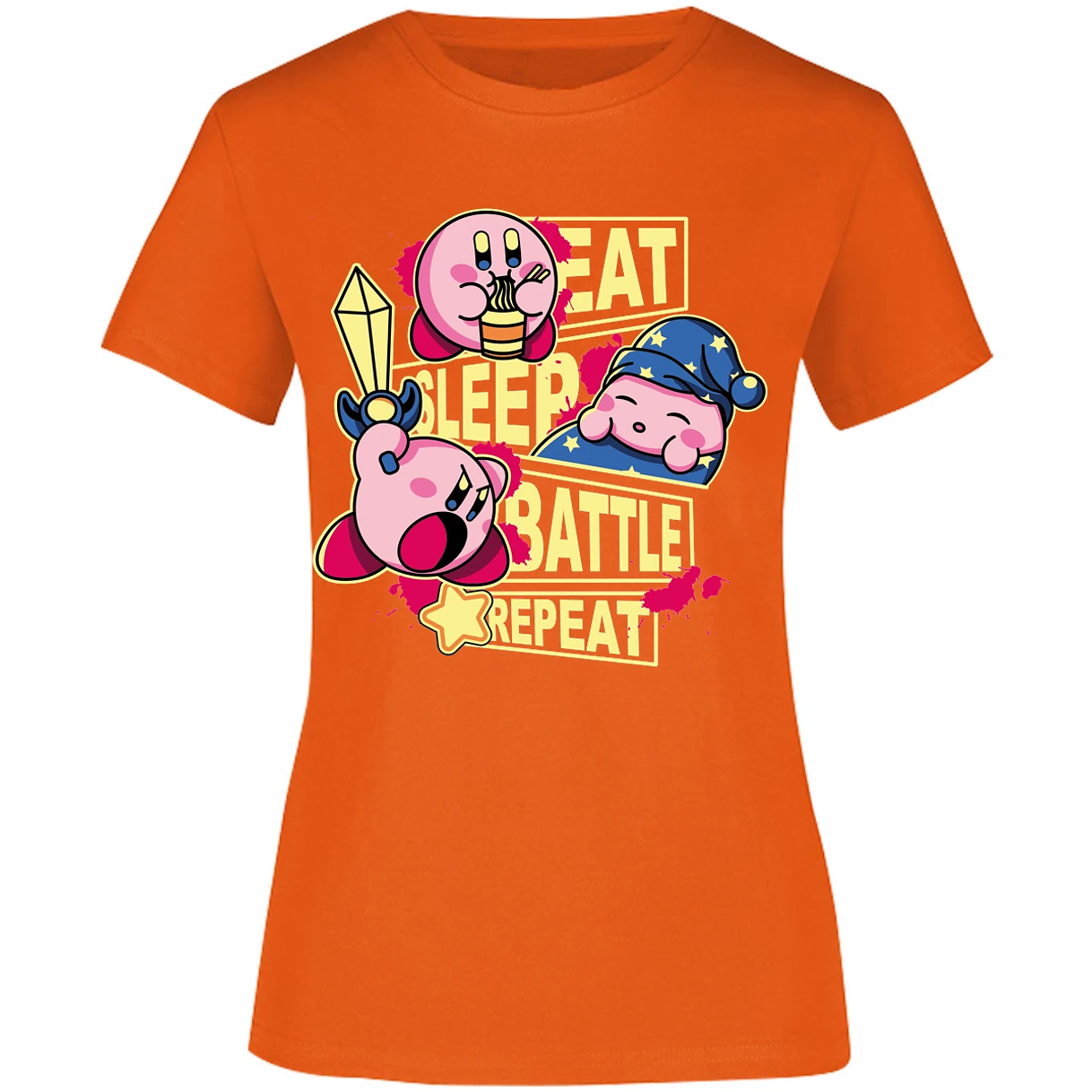 Blusa Mario Bros Kirby Blusa para Mujer 10
