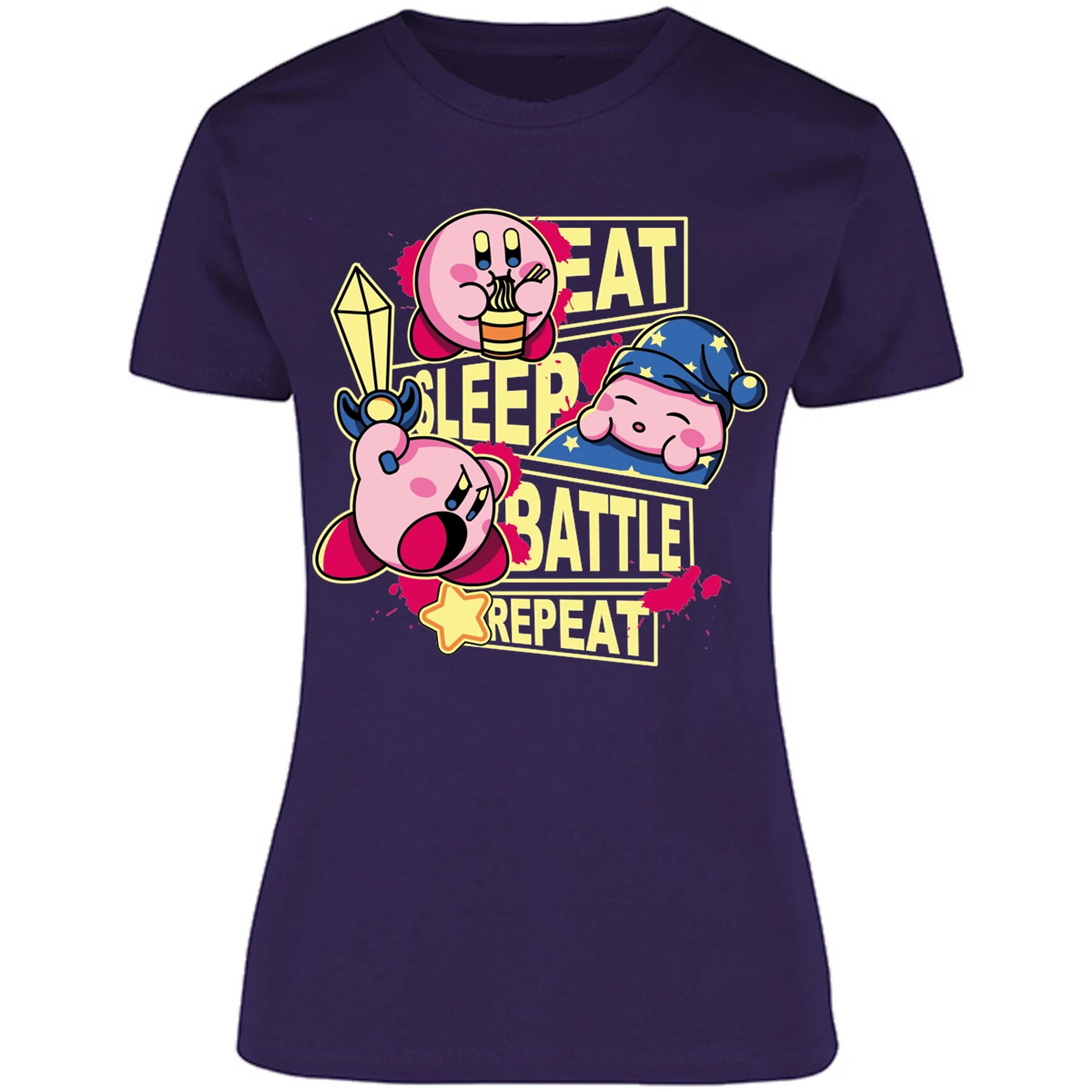 Blusa Mario Bros Kirby Blusa para Mujer 12
