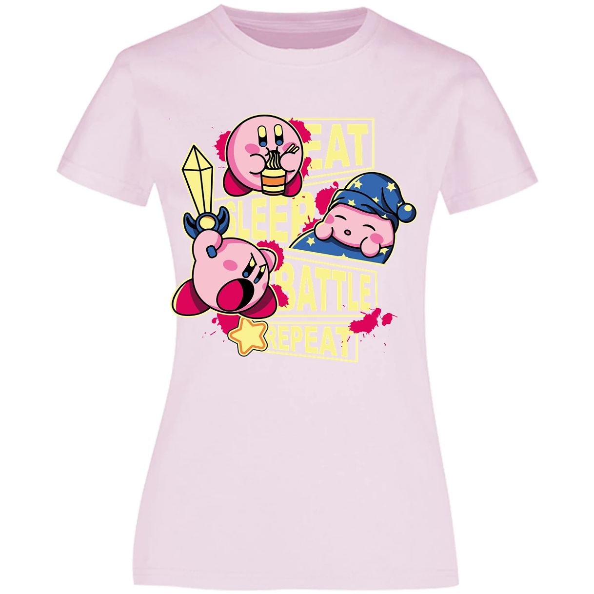 Blusa Mario Bros Kirby Blusa para Mujer 13