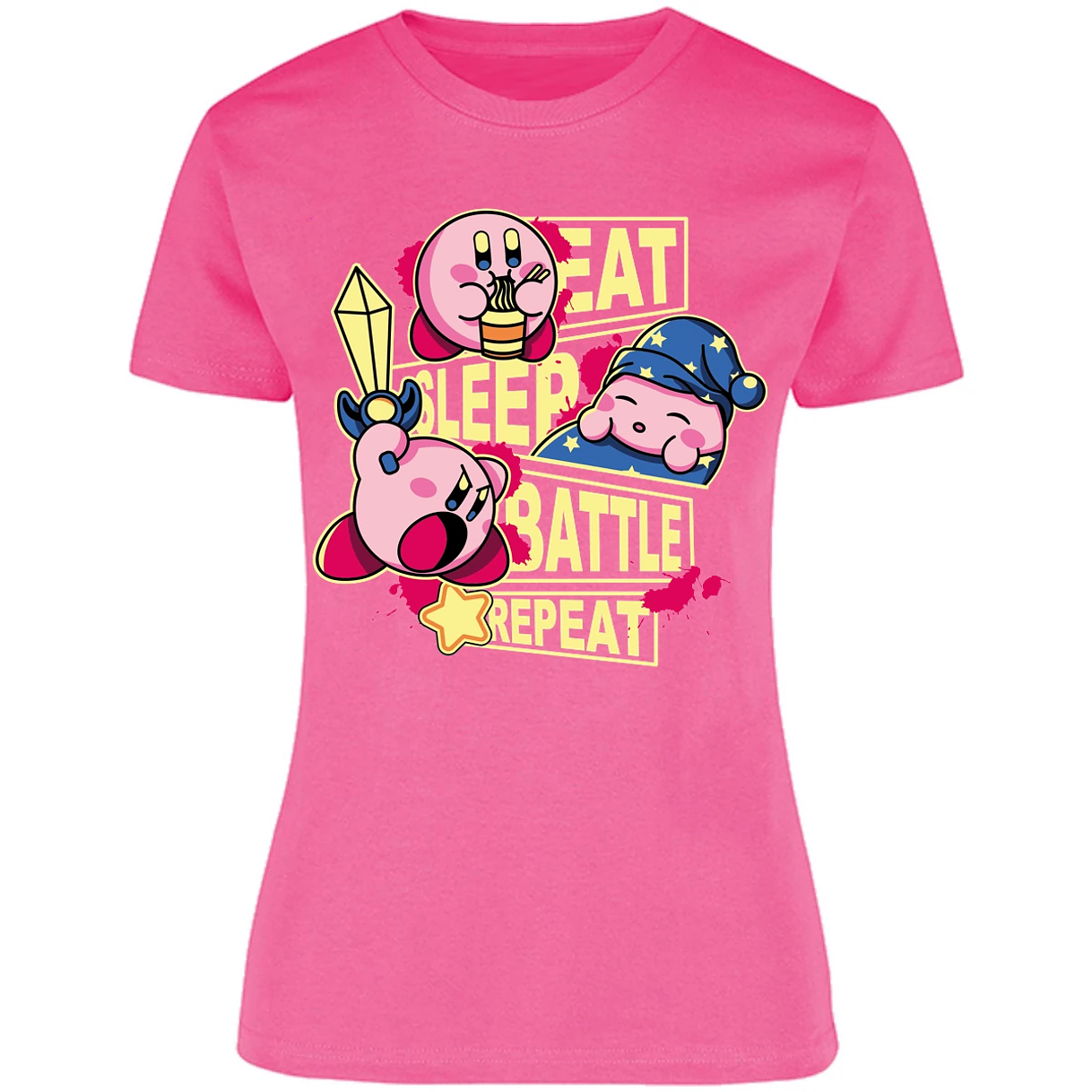 Blusa Mario Bros Kirby Blusa para Mujer 16