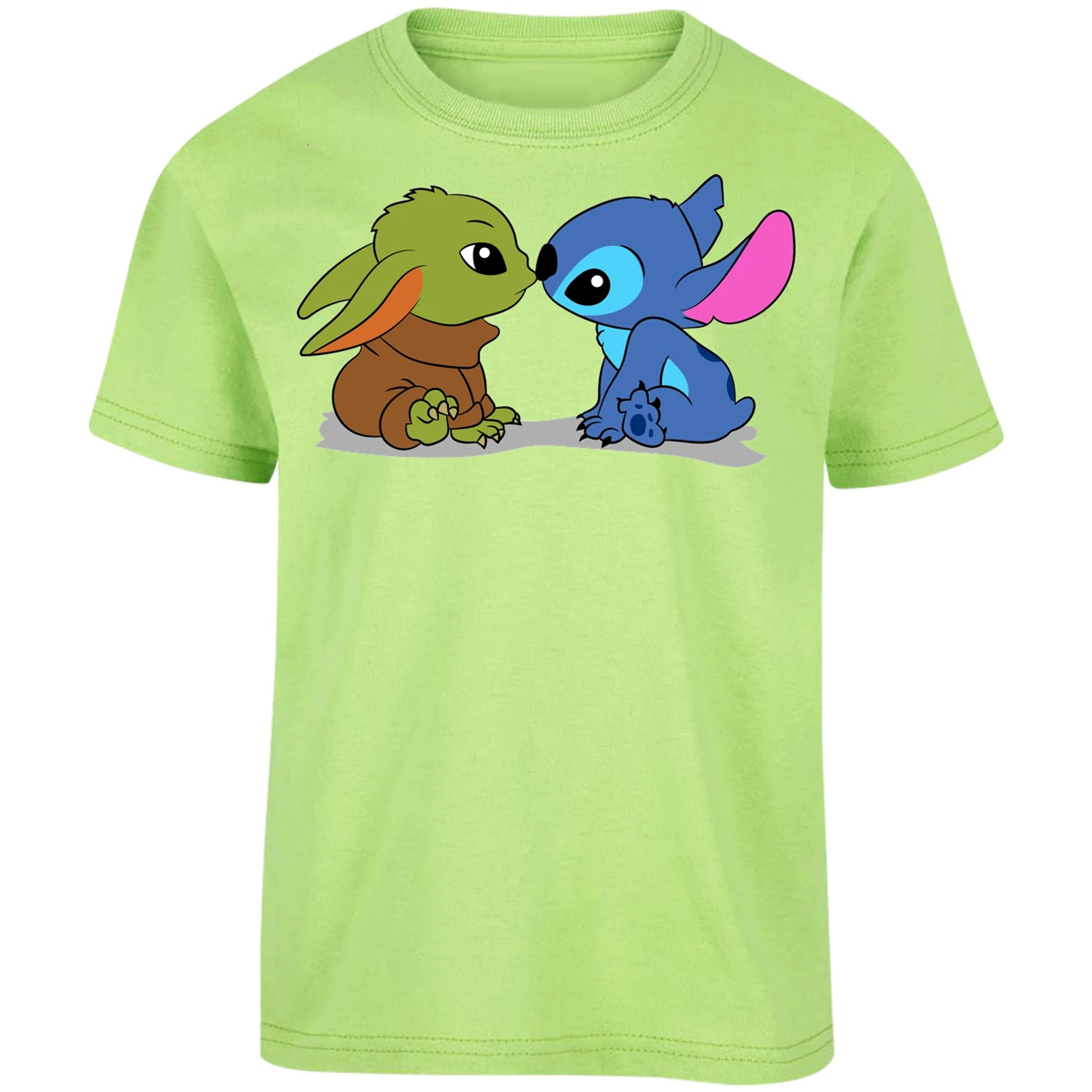 Playera Lilo Y Stitch Stitch Y Grogu para Niño 12
