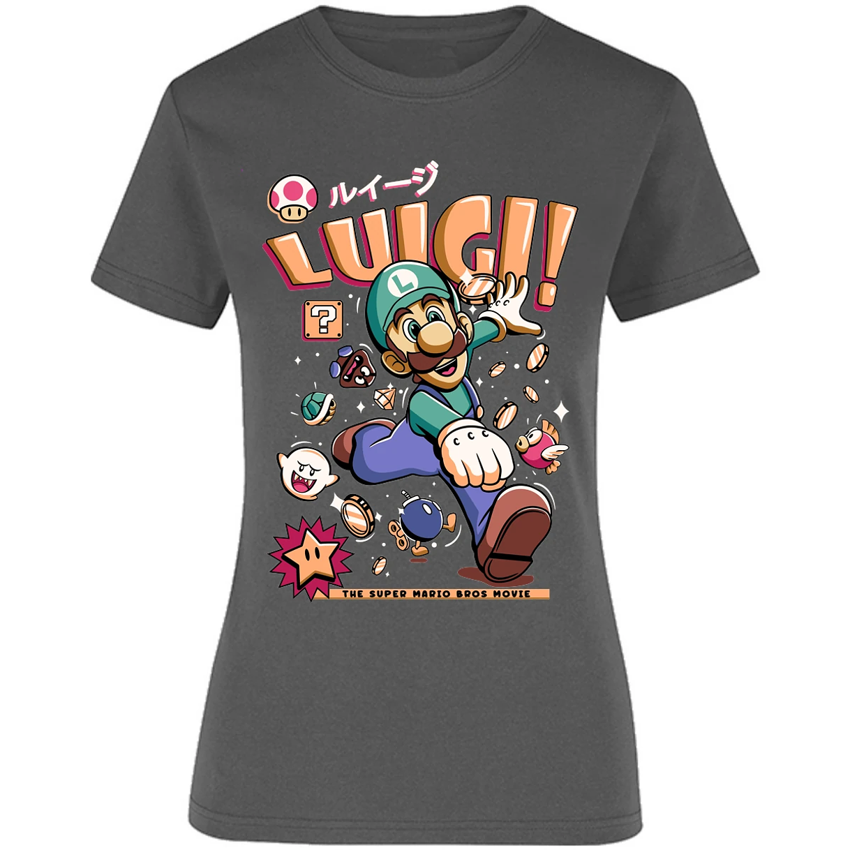 Blusa Mario Bros Luigi Tee Blusa para Mujer 17