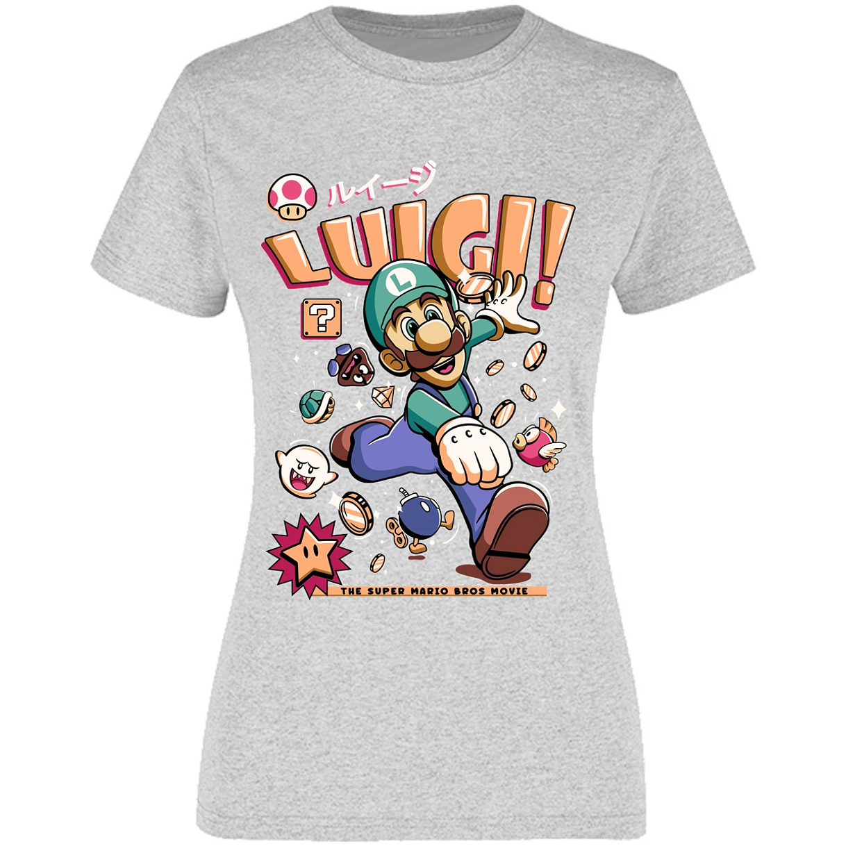 Blusa Mario Bros Luigi Tee Blusa para Mujer 1