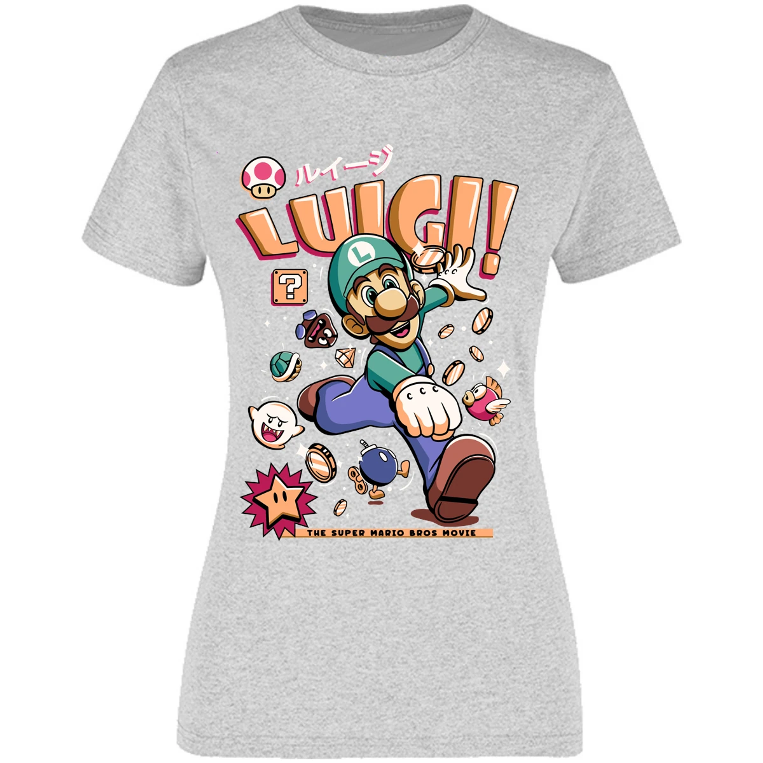 Blusa Mario Bros Luigi Tee Blusa para Mujer 1