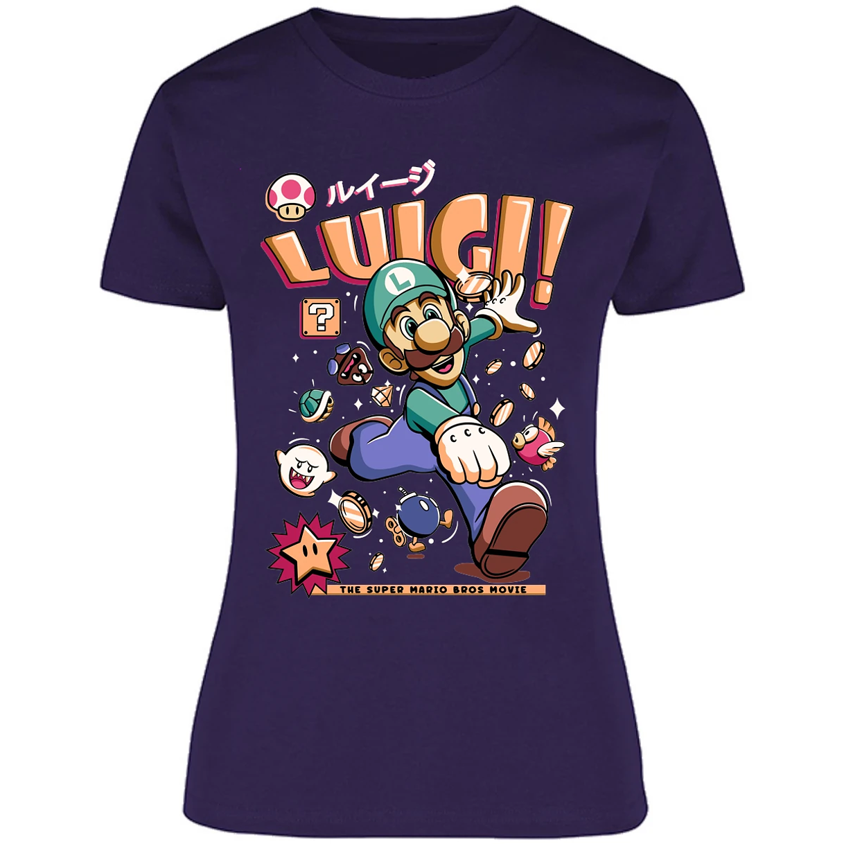 Blusa Mario Bros Luigi Tee Blusa para Mujer 2