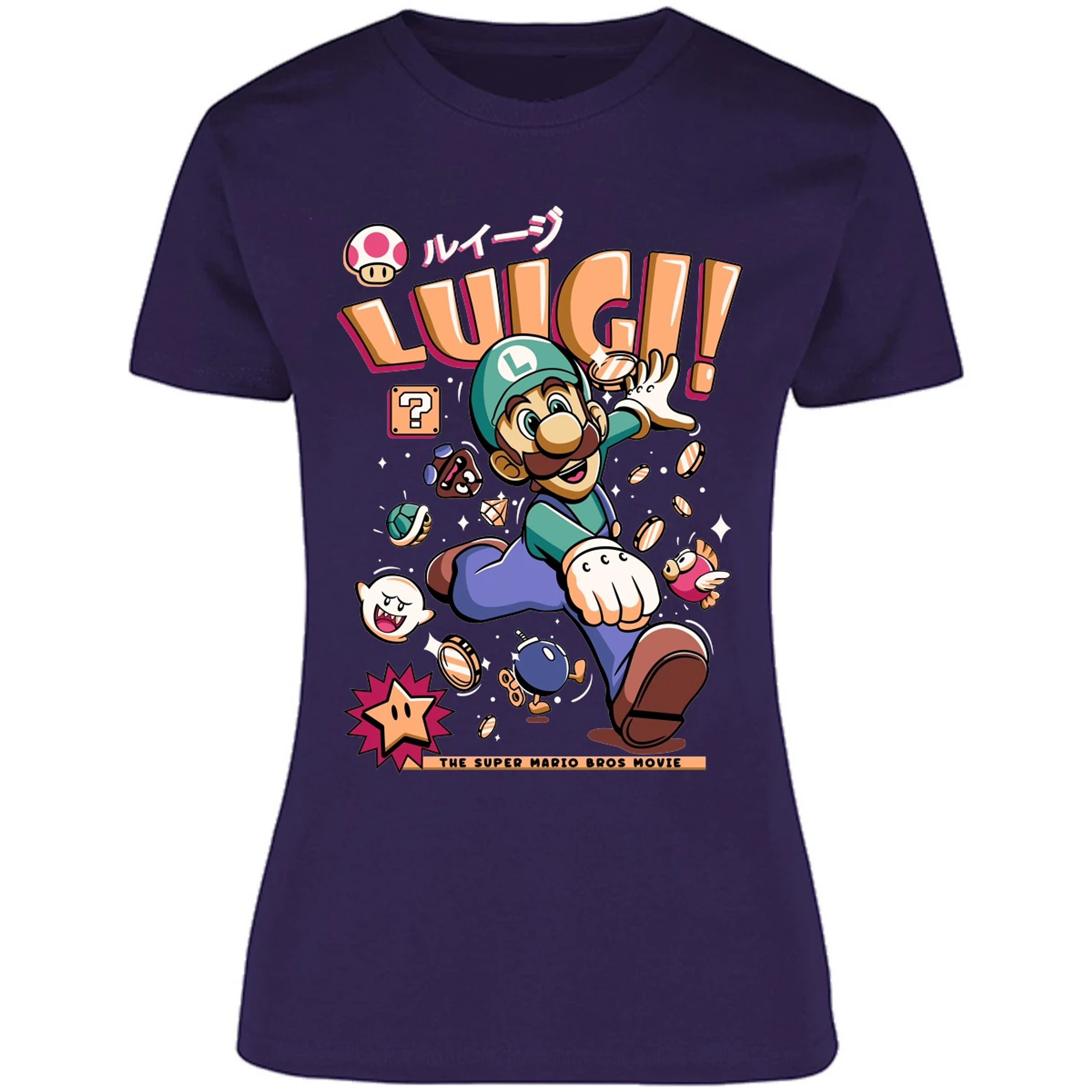 Blusa Mario Bros Luigi Tee Blusa para Mujer 2