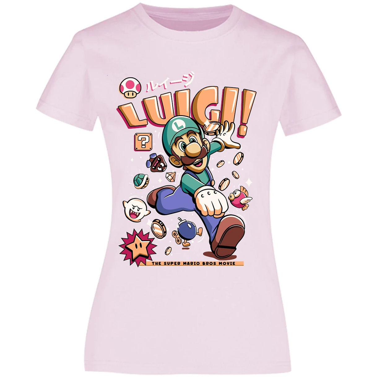 Blusa Mario Bros Luigi Tee Blusa para Mujer 3