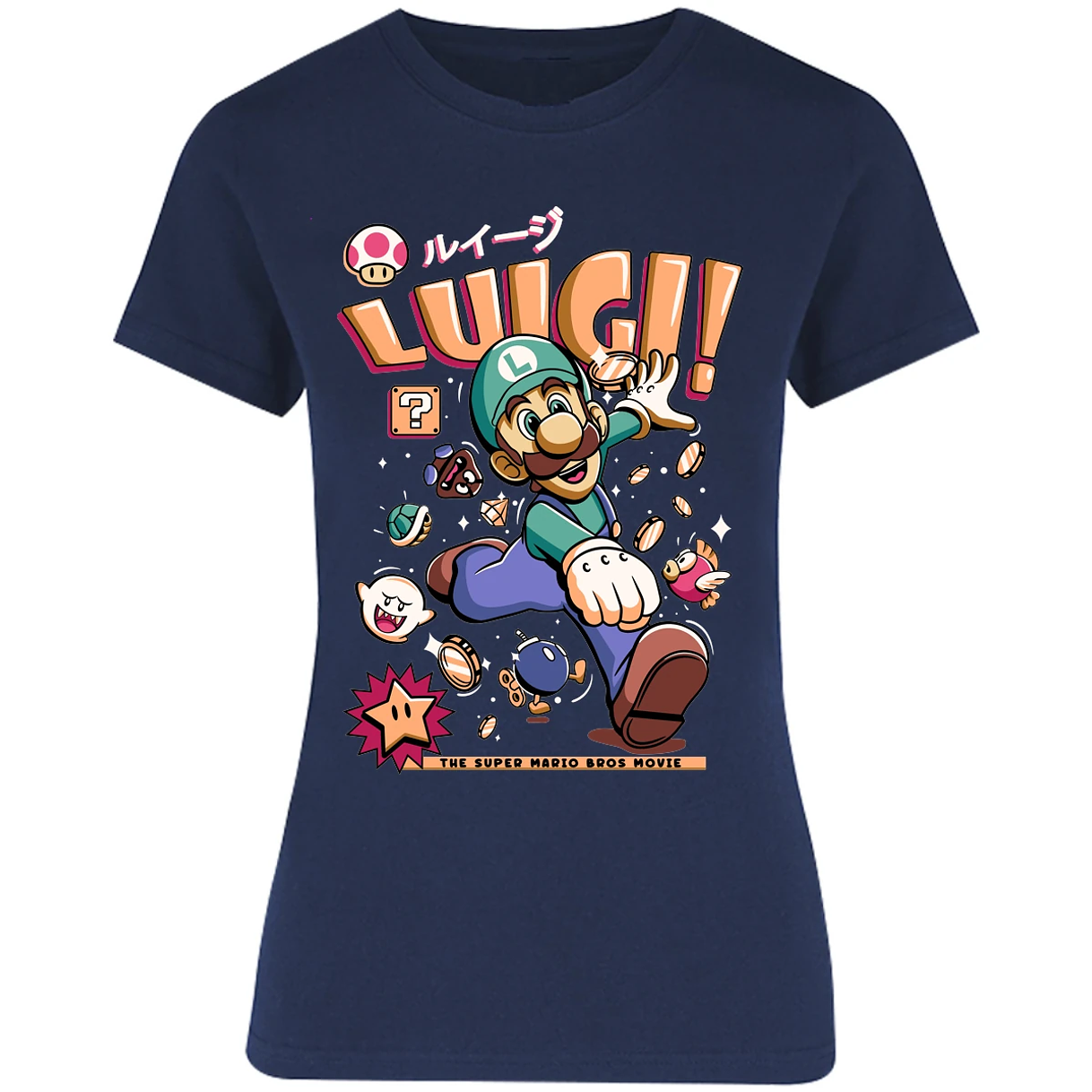 Blusa Mario Bros Luigi Tee Blusa para Mujer 4