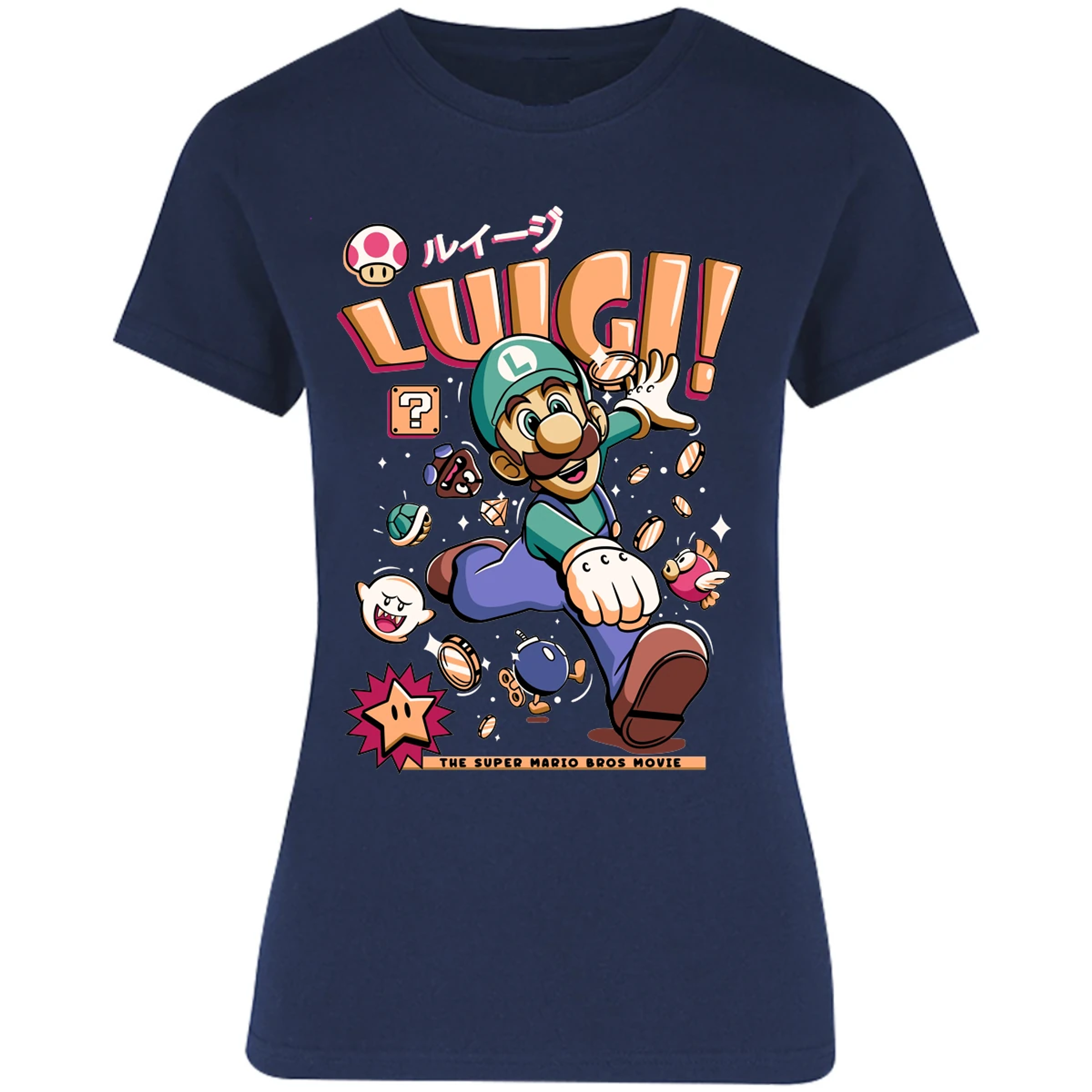 Blusa Mario Bros Luigi Tee Blusa para Mujer 4