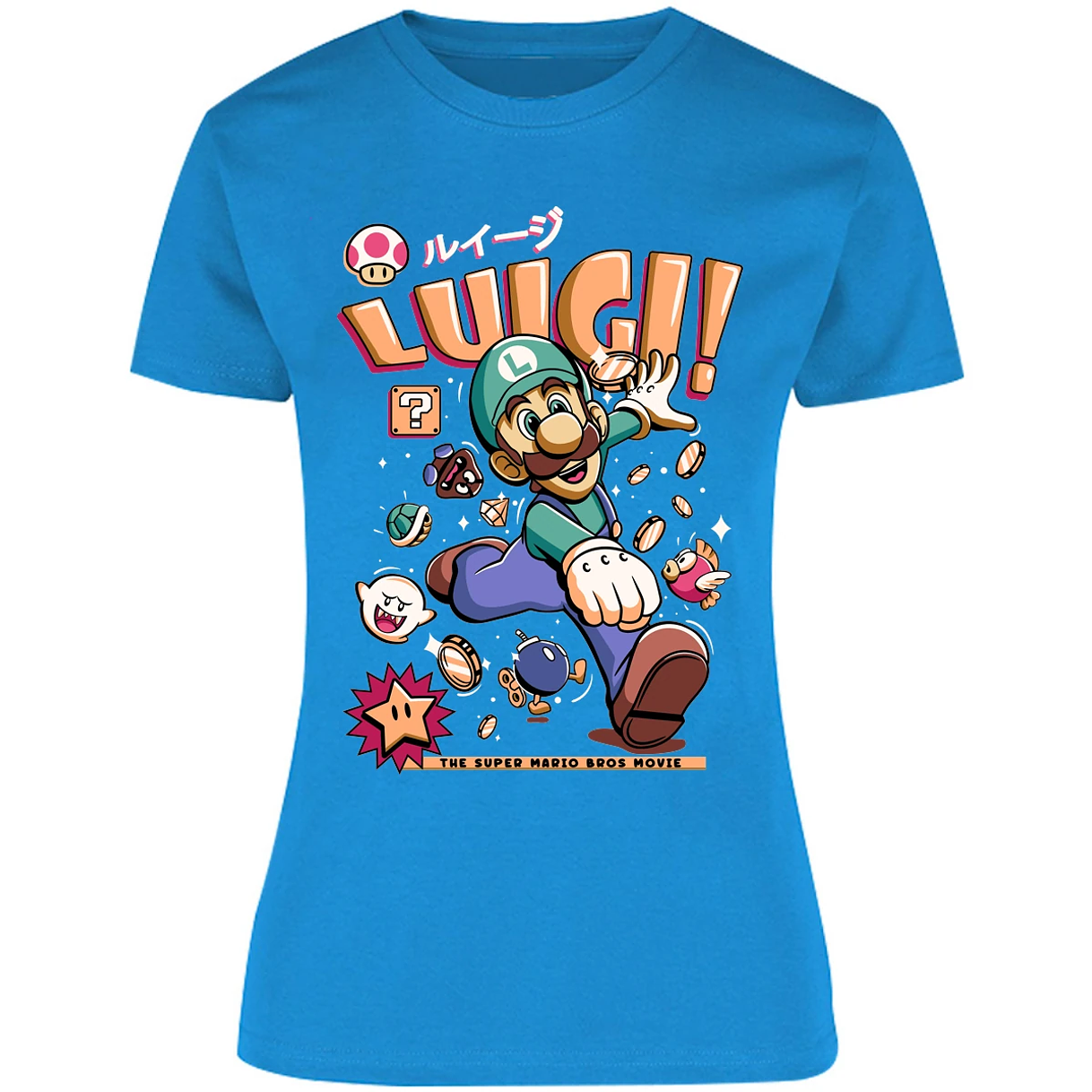 Blusa Mario Bros Luigi Tee Blusa para Mujer 5