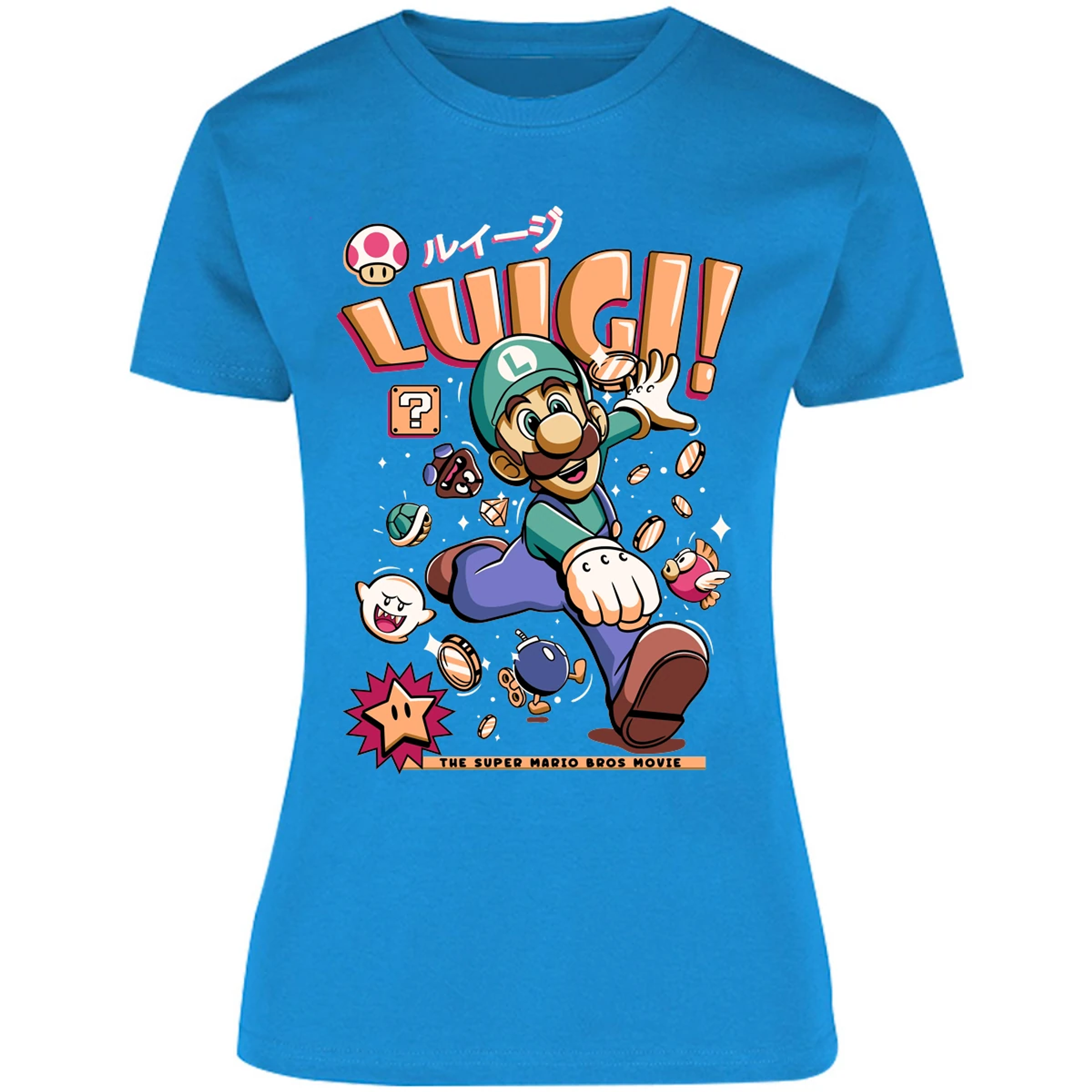 Blusa Mario Bros Luigi Tee Blusa para Mujer 5