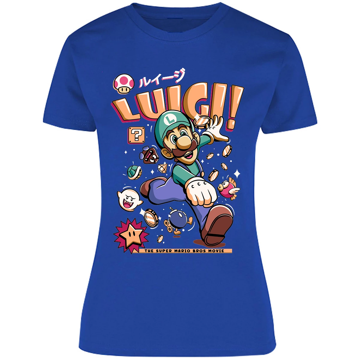 Blusa Mario Bros Luigi Tee Blusa para Mujer 7