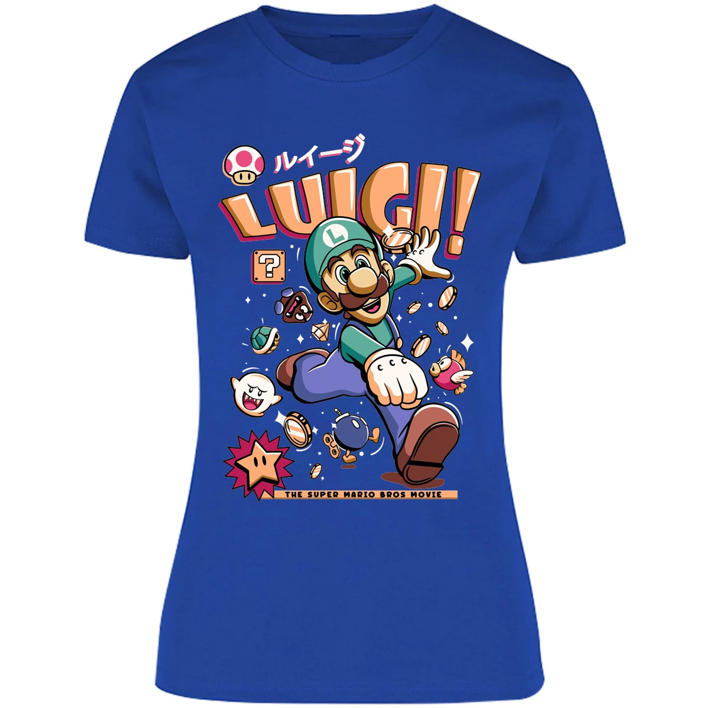 Blusa Mario Bros Luigi Tee Blusa para Mujer 7