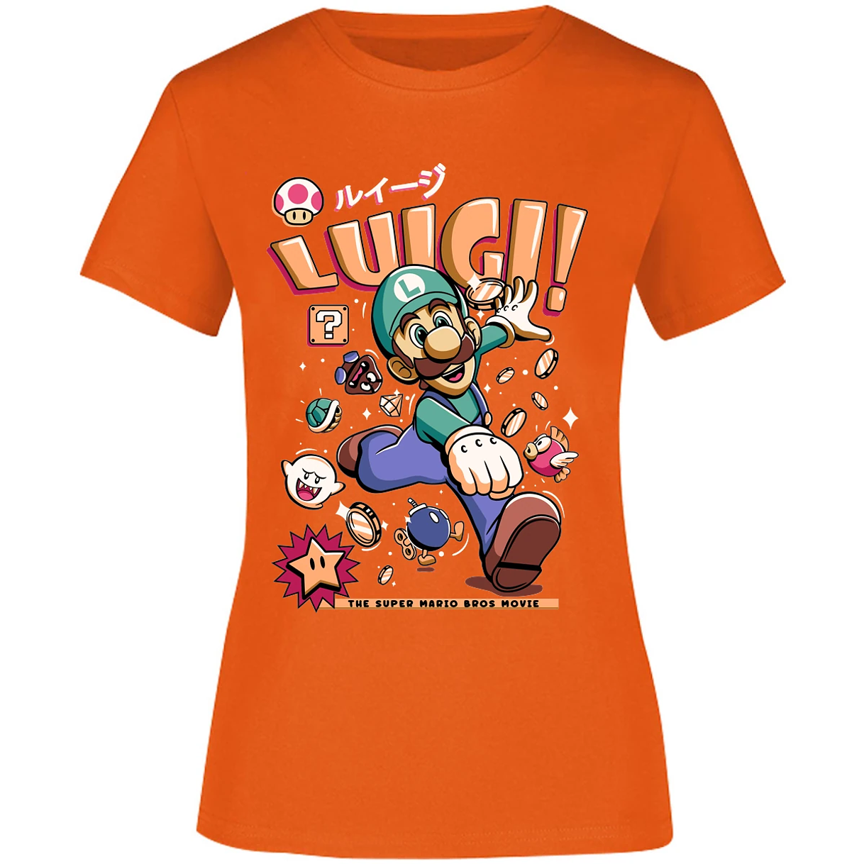 Blusa Mario Bros Luigi Tee Blusa para Mujer 10
