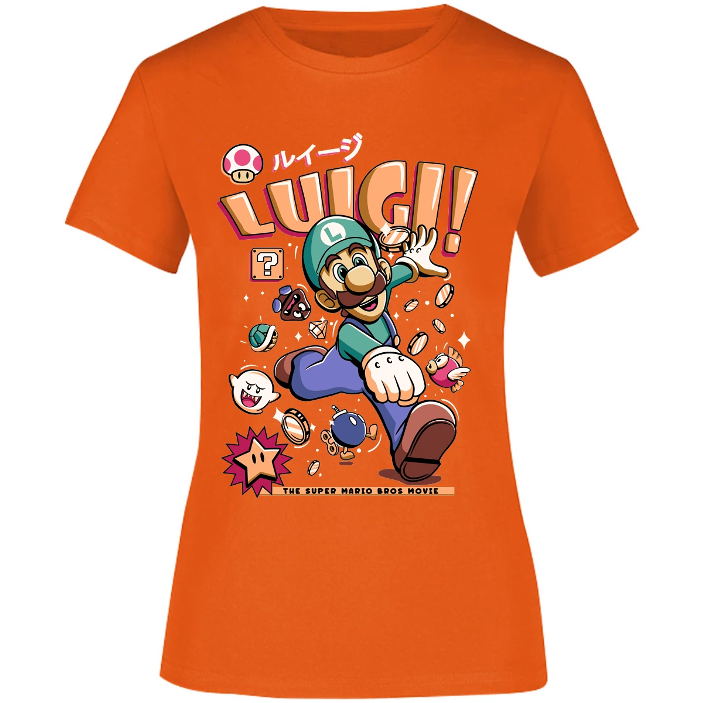 Blusa Mario Bros Luigi Tee Blusa para Mujer 10