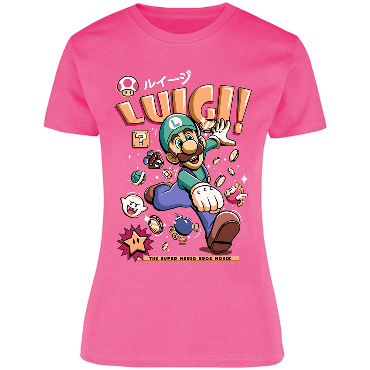 Blusa Mario Bros Luigi Tee Blusa para Mujer 11
