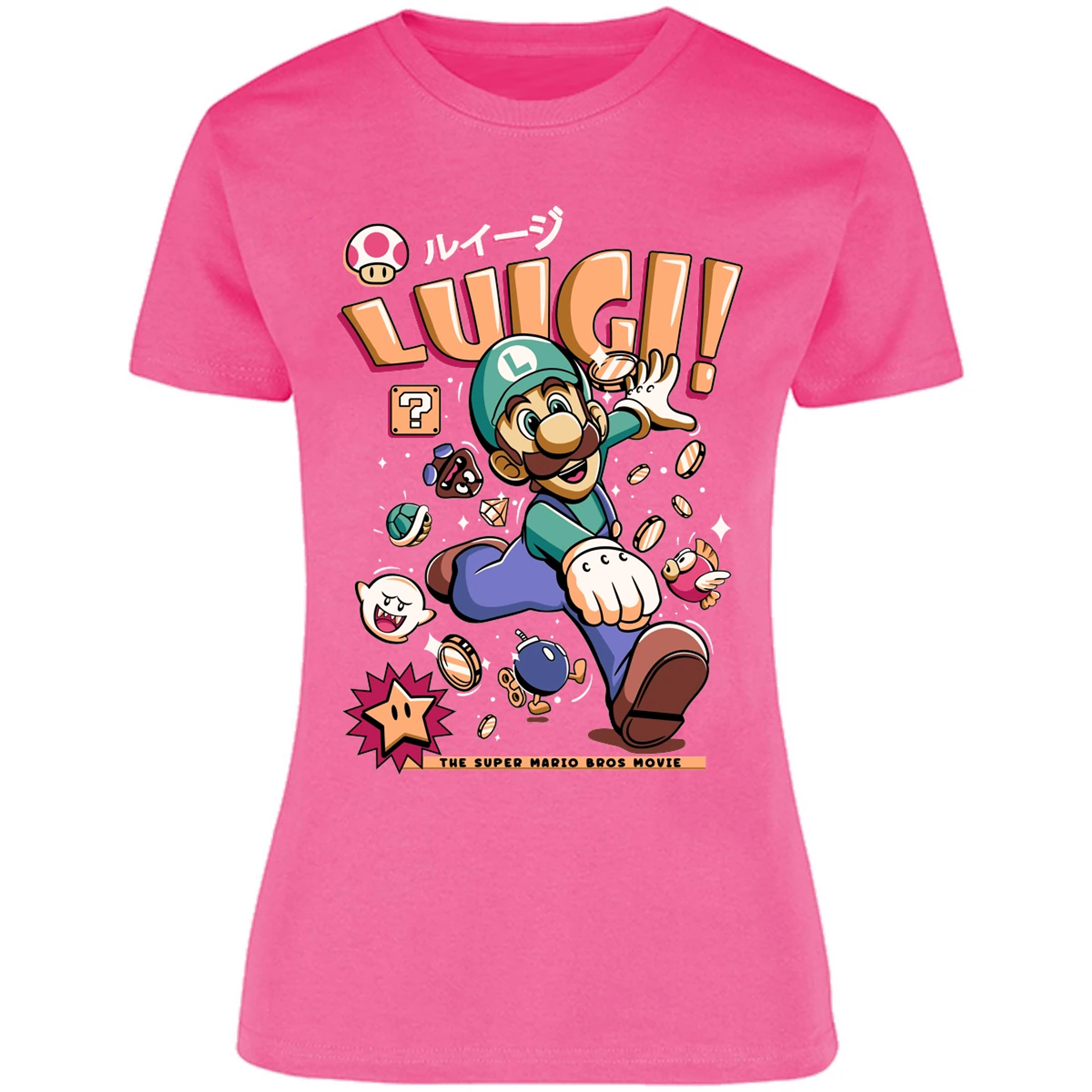 Blusa Mario Bros Luigi Tee Blusa para Mujer 11