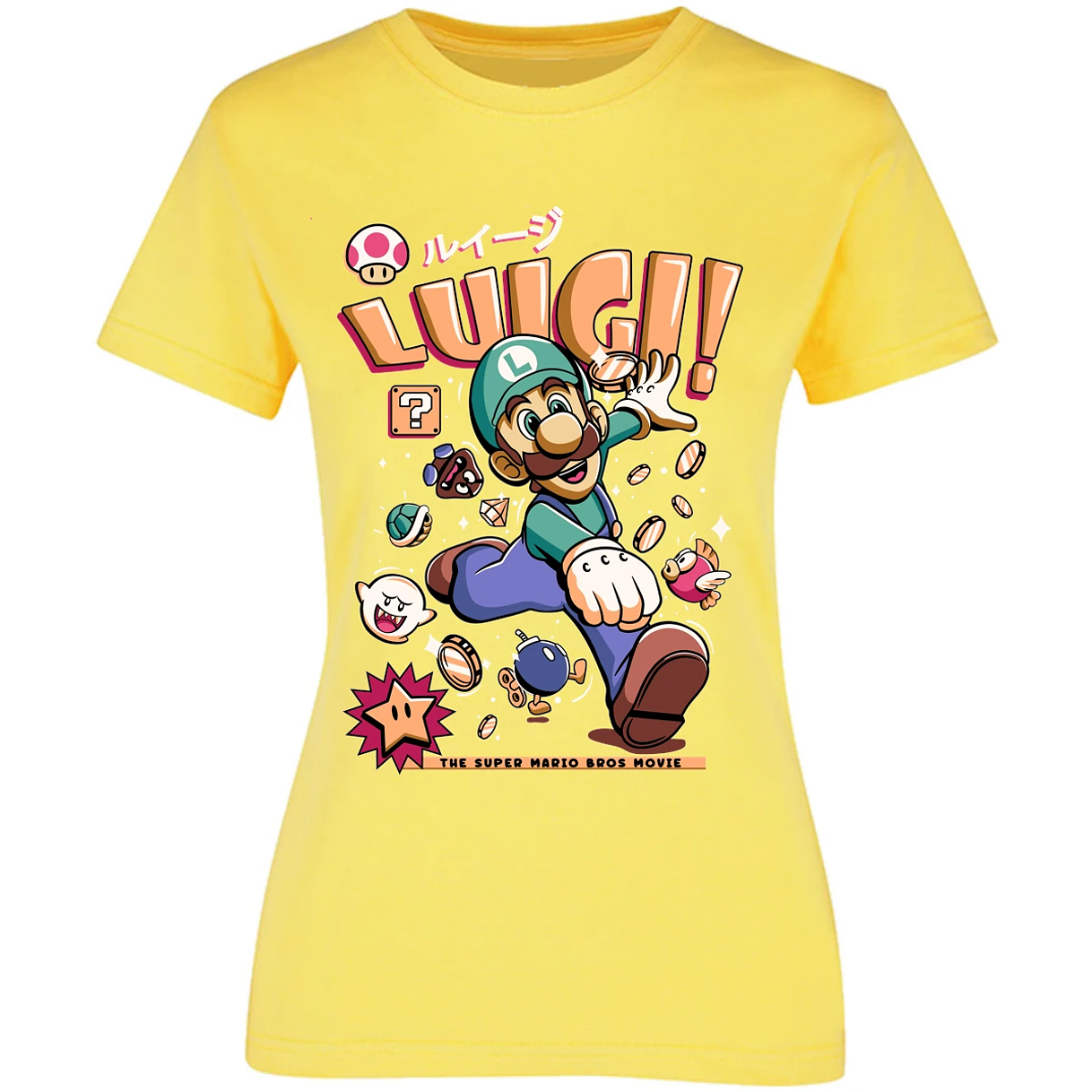Blusa Mario Bros Luigi Tee Blusa para Mujer 14