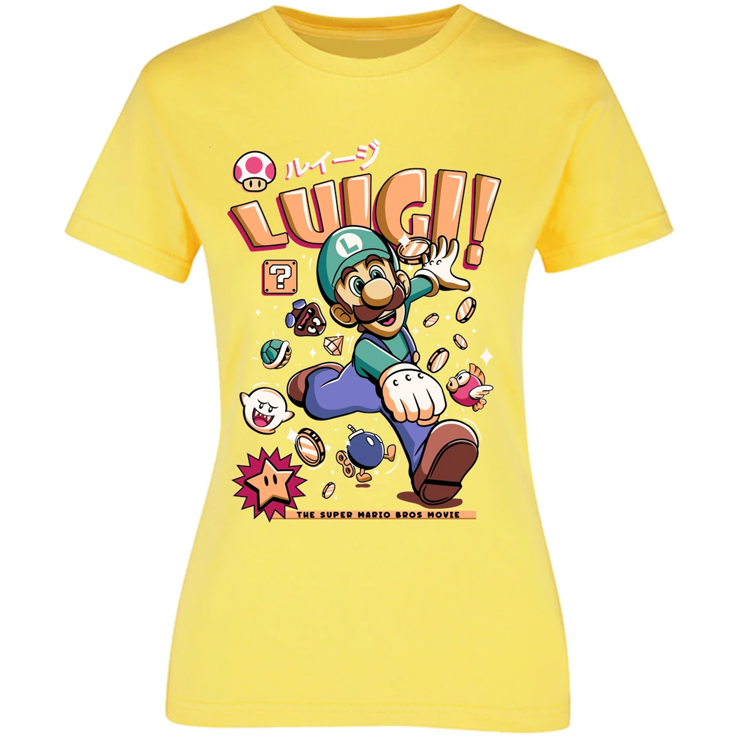 Blusa Mario Bros Luigi Tee Blusa para Mujer 14